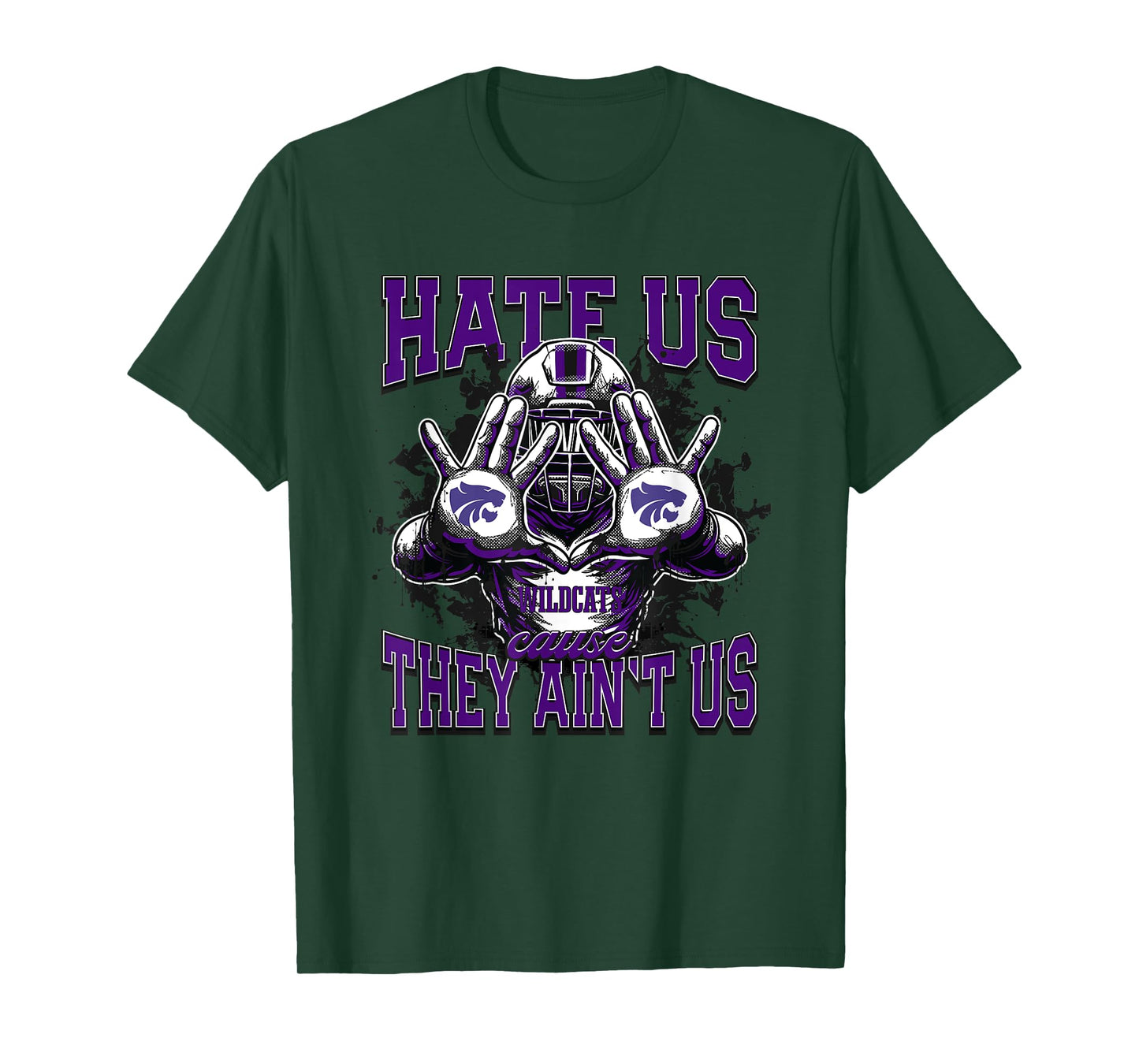 Humble Wildcats Logo Hate Us Cause They Ain't HS T-Shirt
