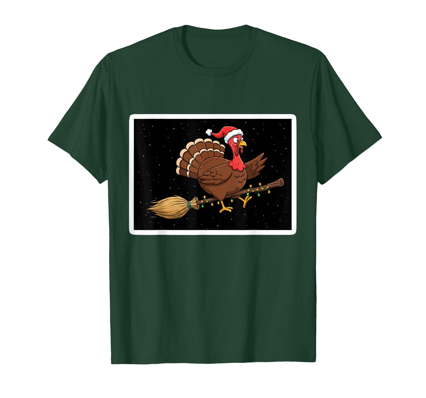 Holiday Mashup Turkey Funny Thanksgiving Halloween Christmas T-Shirt