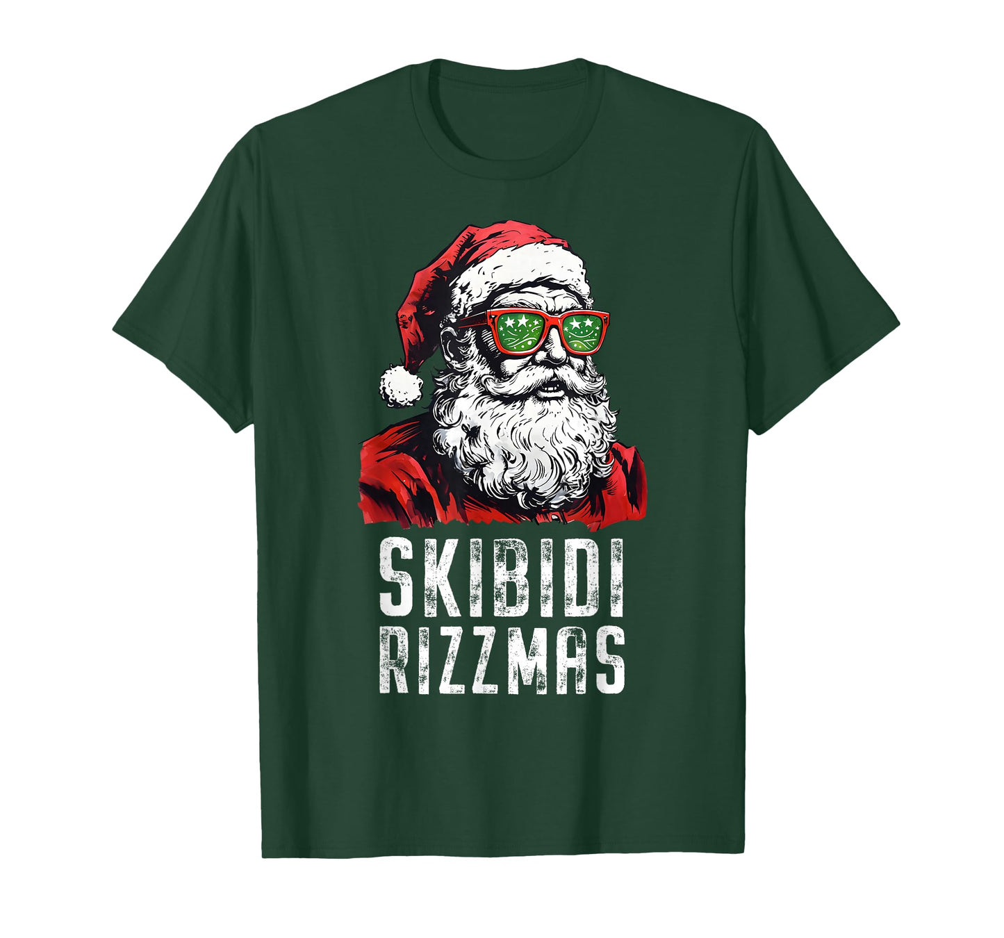 Skibidi Rizzmas Christmas Rizz Santa Claus Charisma Kid Cool T-Shirt