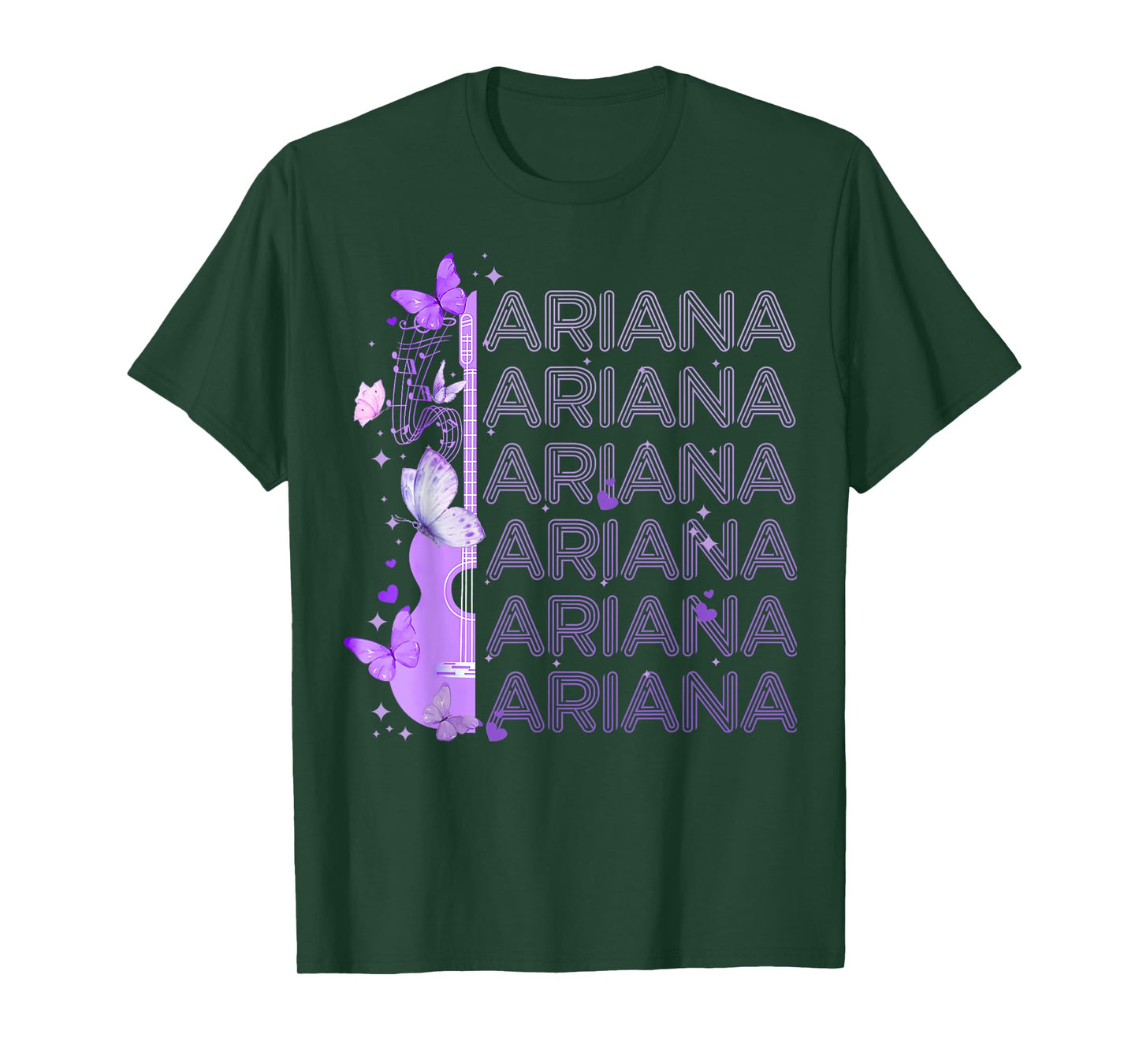 Vintage Ariana Name Retro Style 70s 80s First For Girl Women T-Shirt