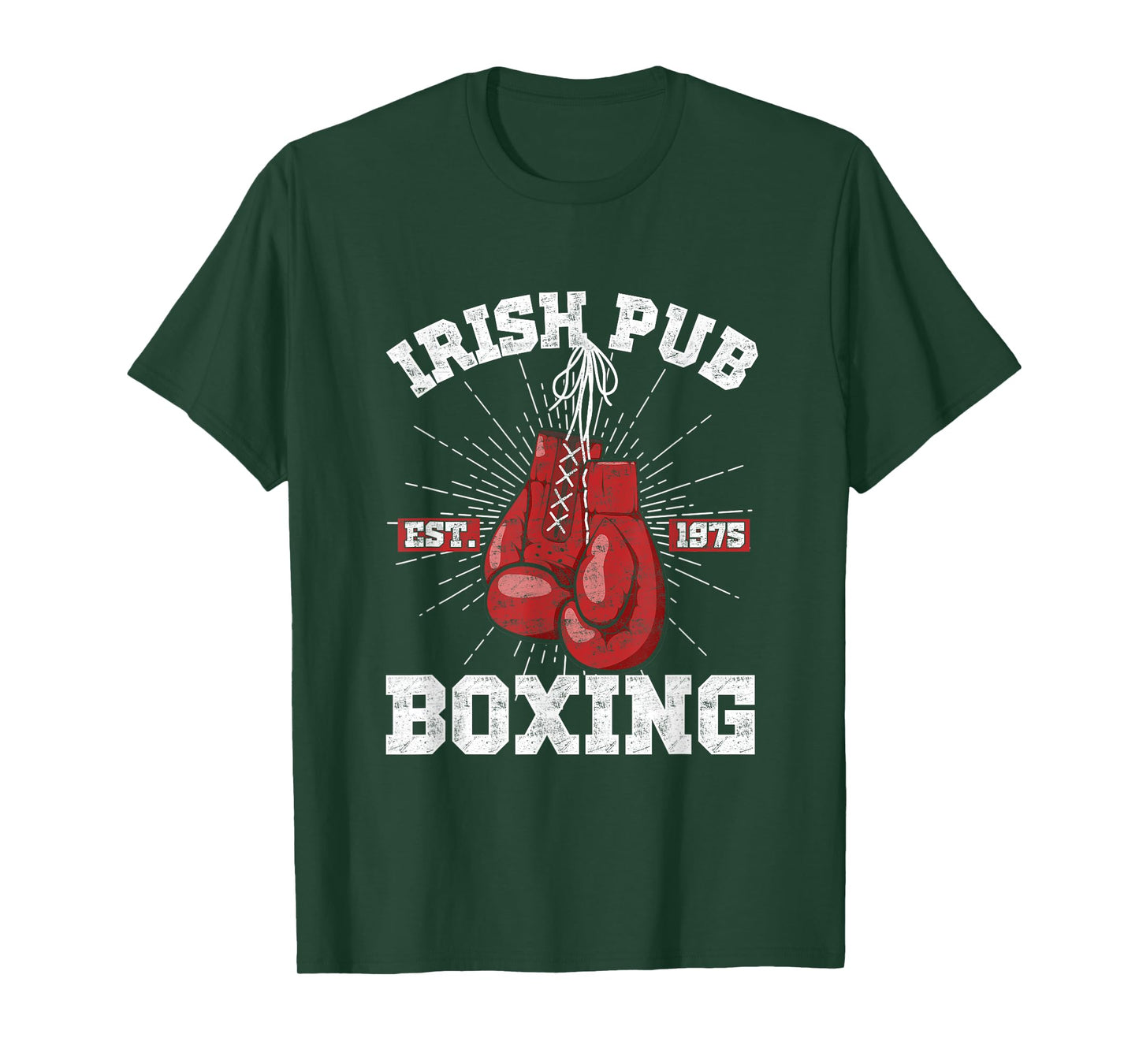 Vintage Irish Pub Est 1975 Boxing Day T-Shirt