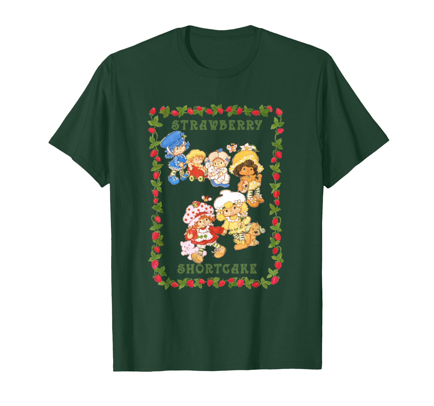 Strawberry Shortcake Vintage Berry Garden Poster T-Shirt