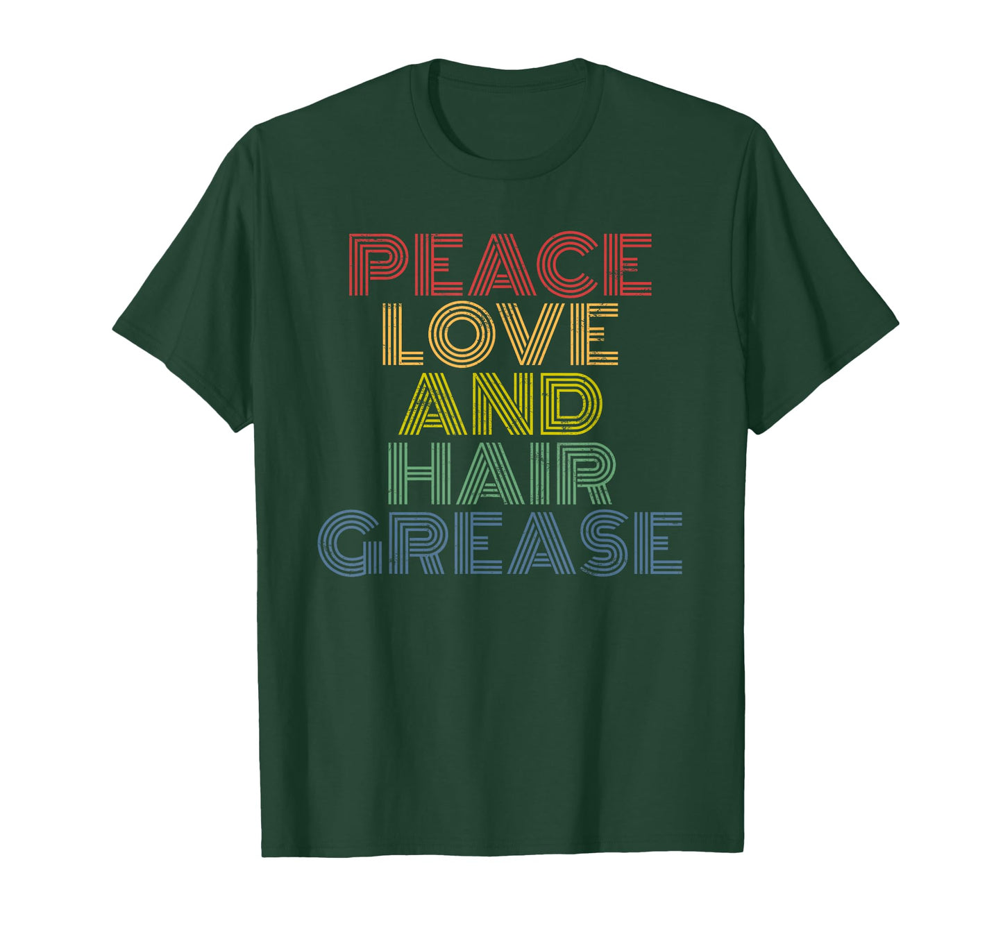 Hair Grease Peace Black Culture Natural Hairstylist T-Shirt