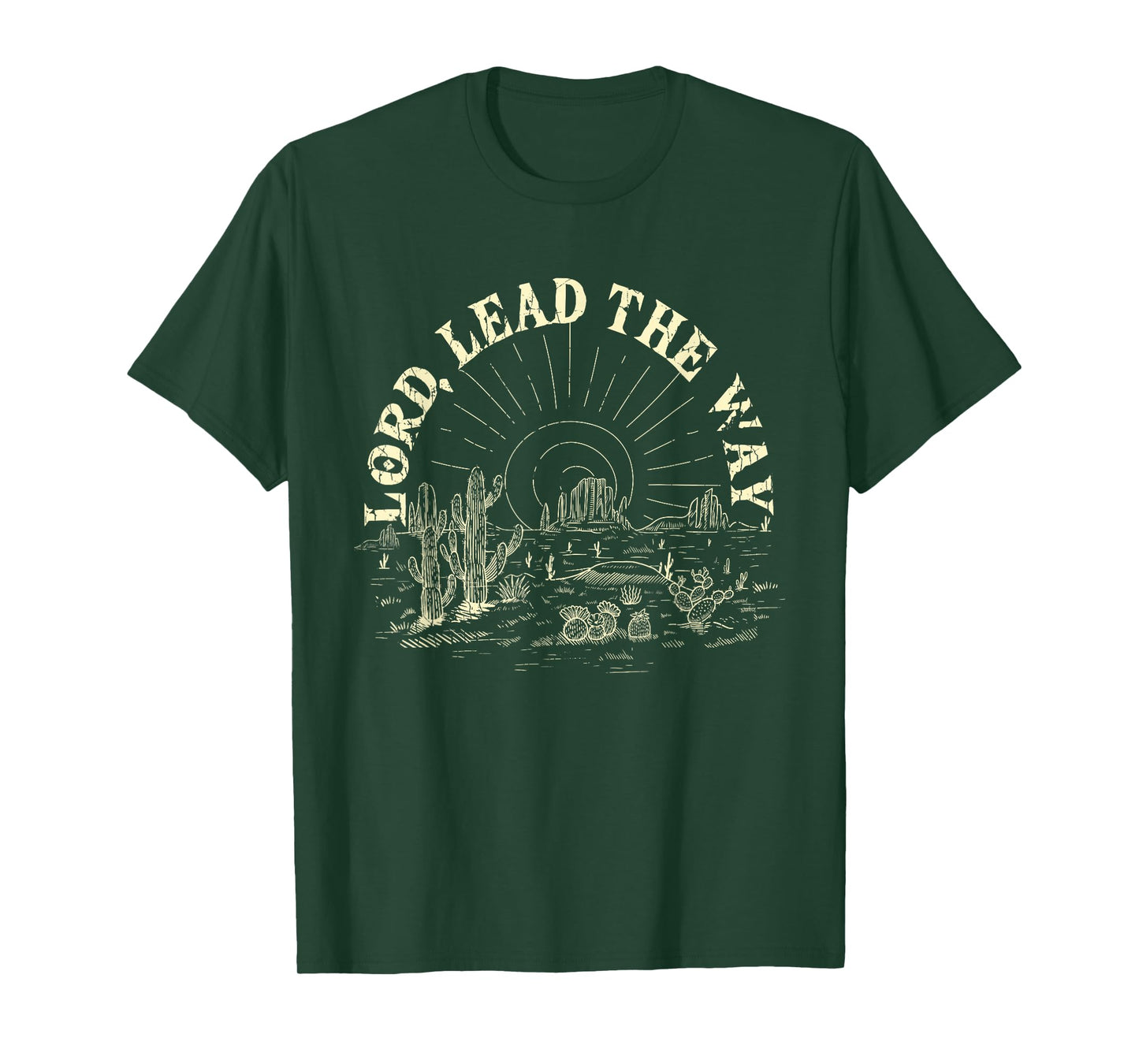 Lord Lead The Way Faith Christian Religion T-Shirt