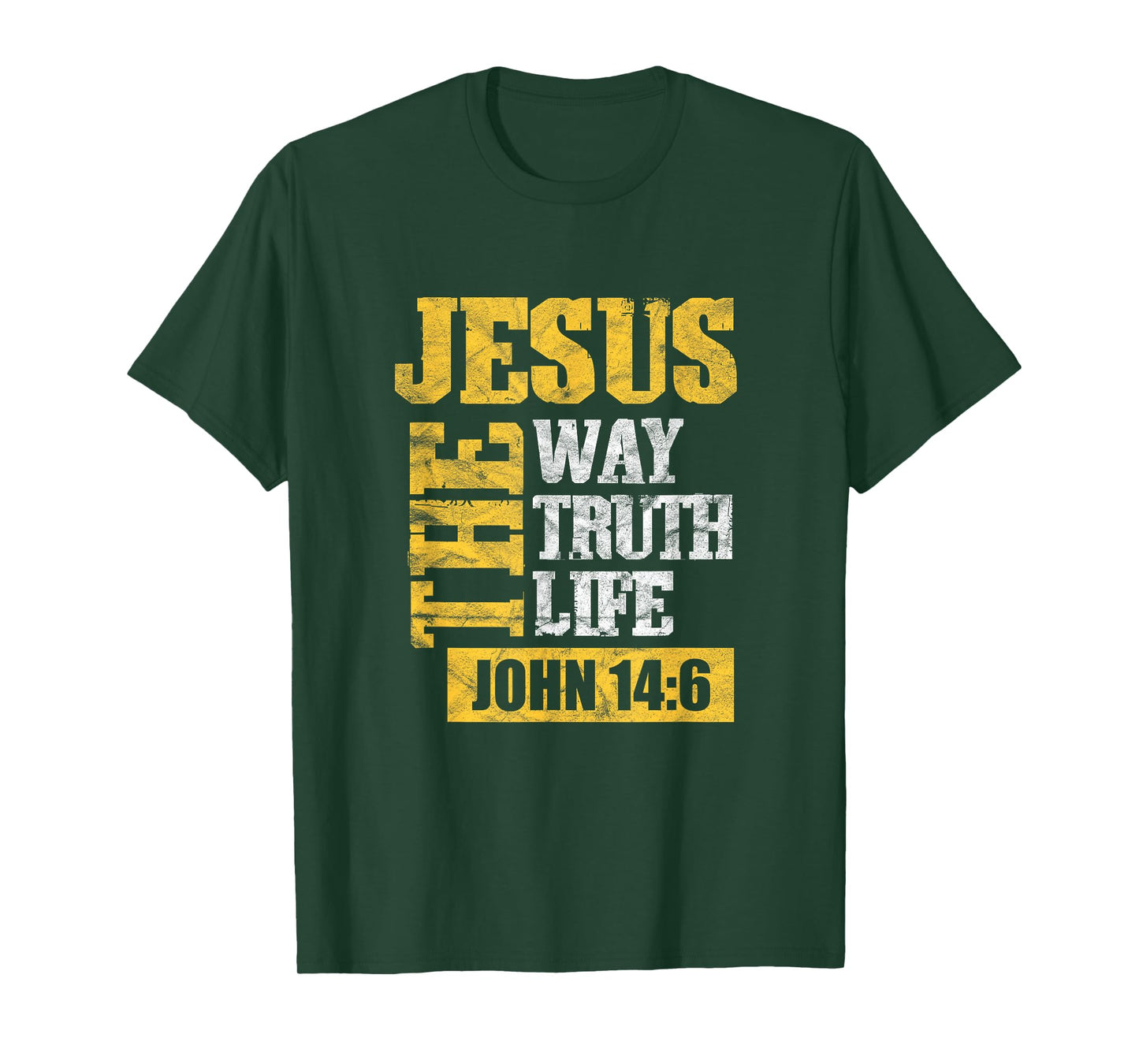 Jesus the Way Truth Life John 14:6 Christian T-Shirt