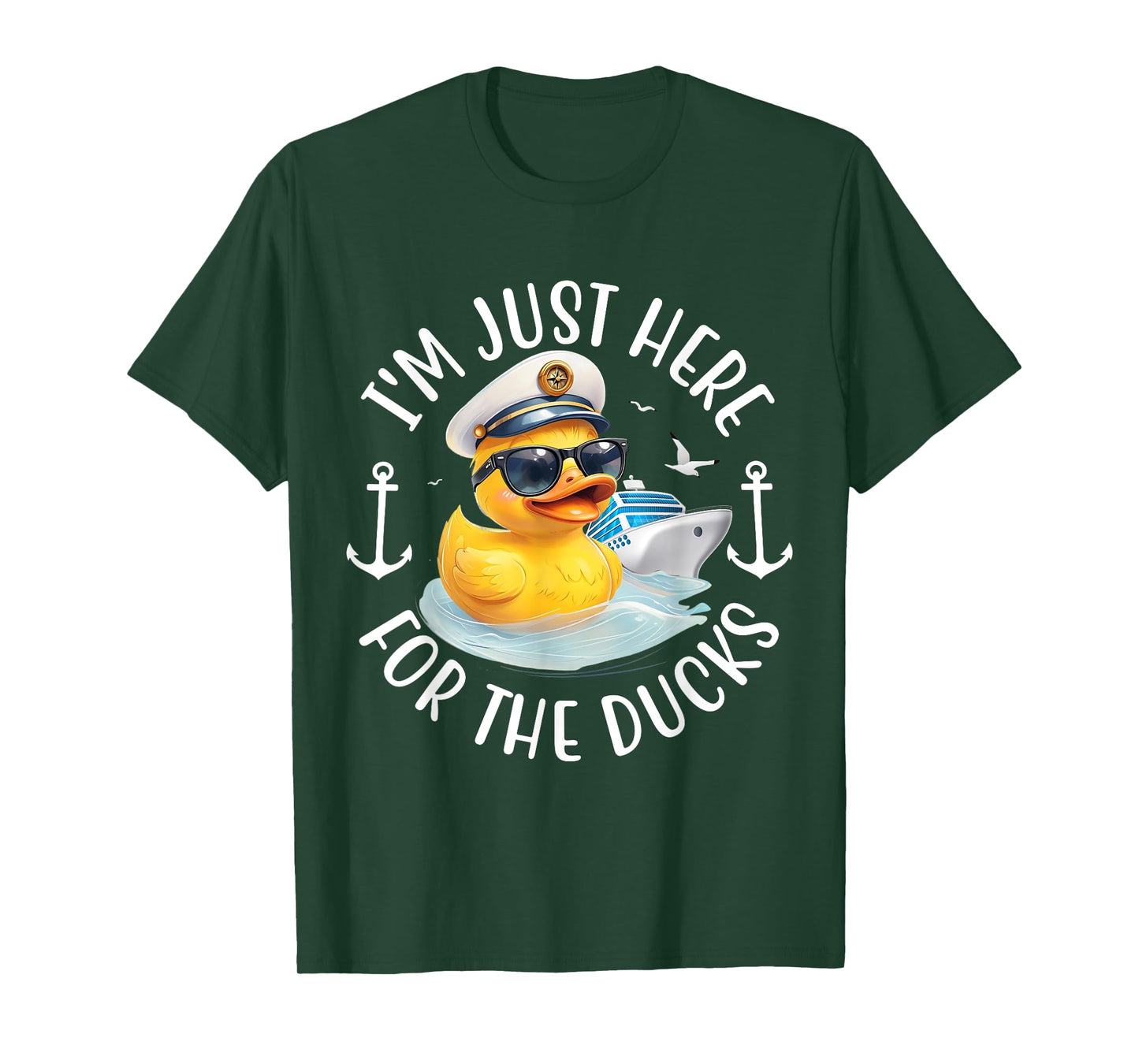 I'm Just Here for The Duck, Duck Cruise, Funny Vacation T-Shirt