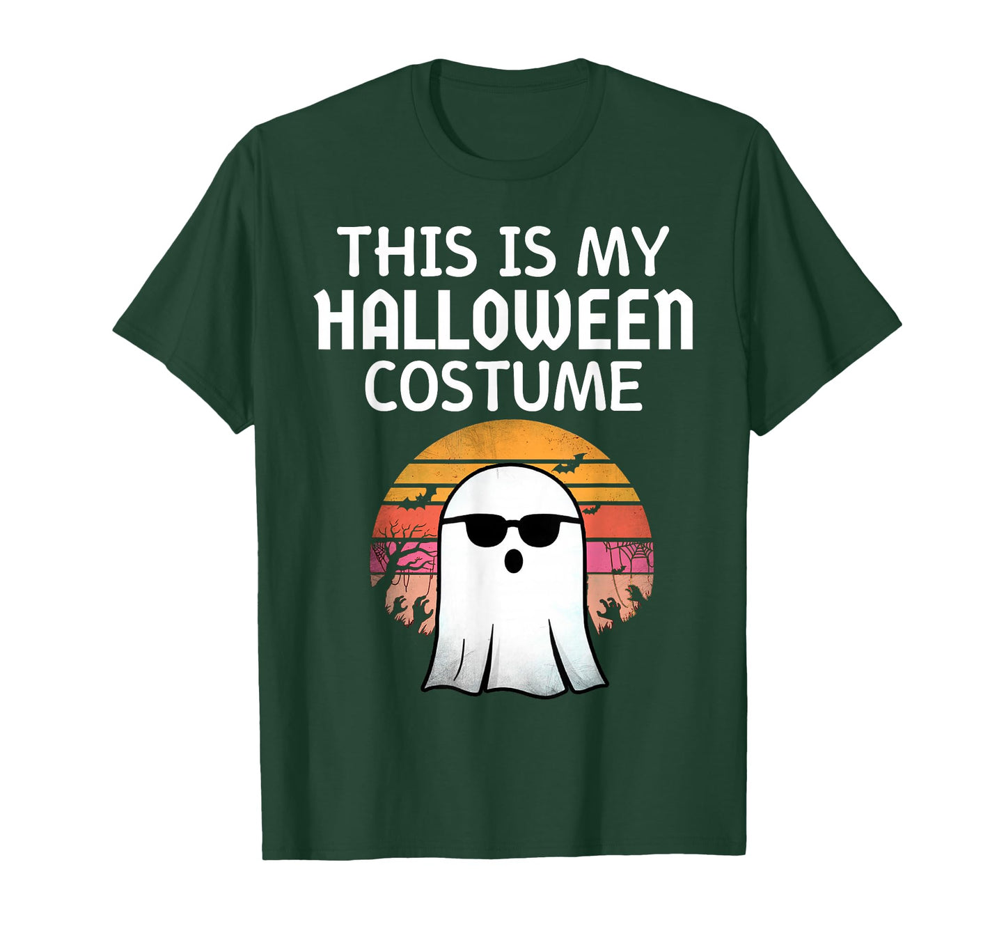This is My Halloween Costume Men Women Kids Retro Ghost T-Shirt