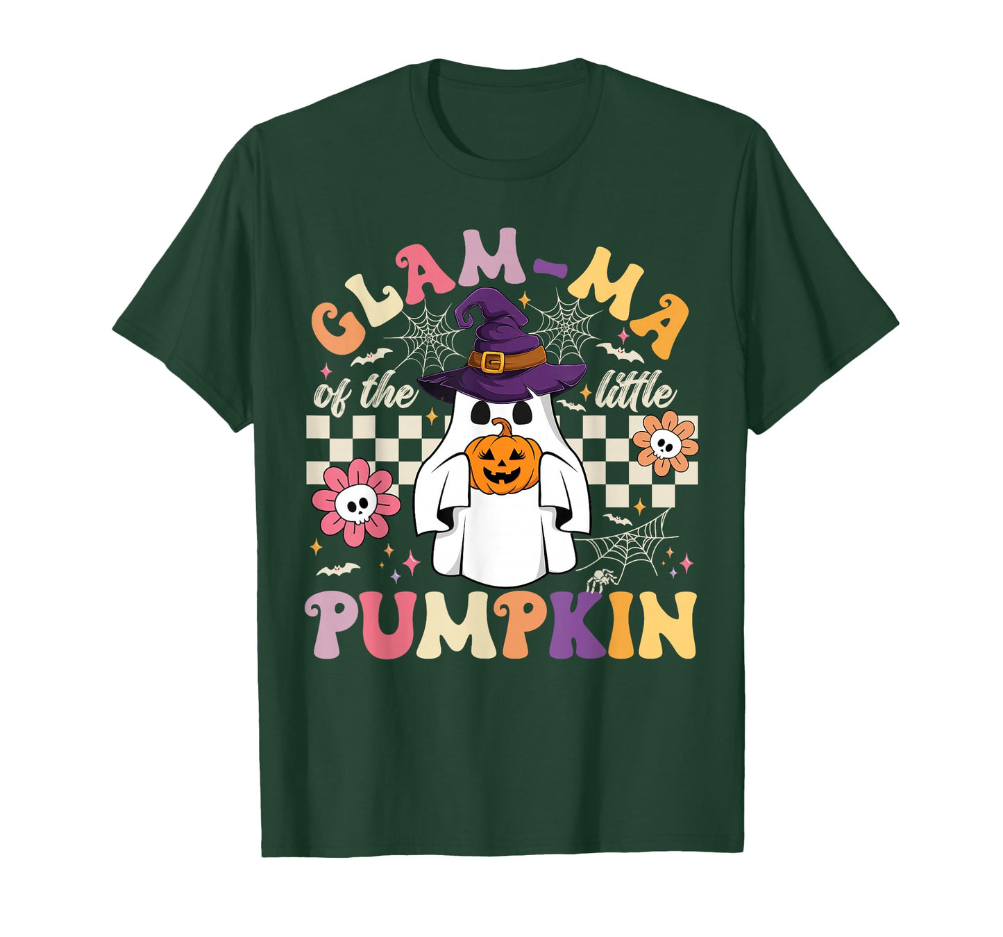 Glam ma of The Little Pumpkin Halloween Spooky Ghost T-Shirt