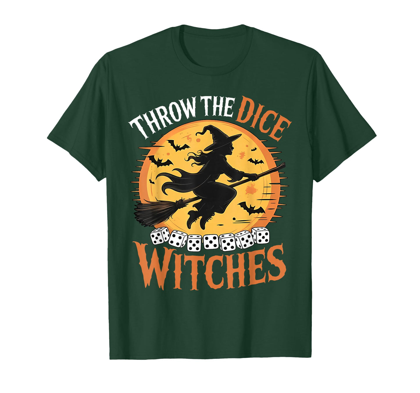 Throw The Dice Witches Bunco Party T-Shirt