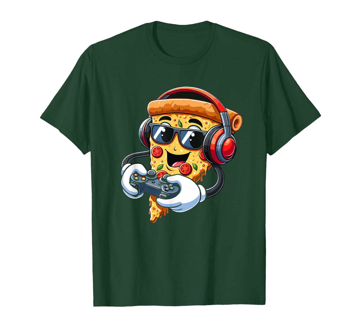 Gamer Pizza Video Gaming Boy Enthusiast Gamer Teen T-Shirt