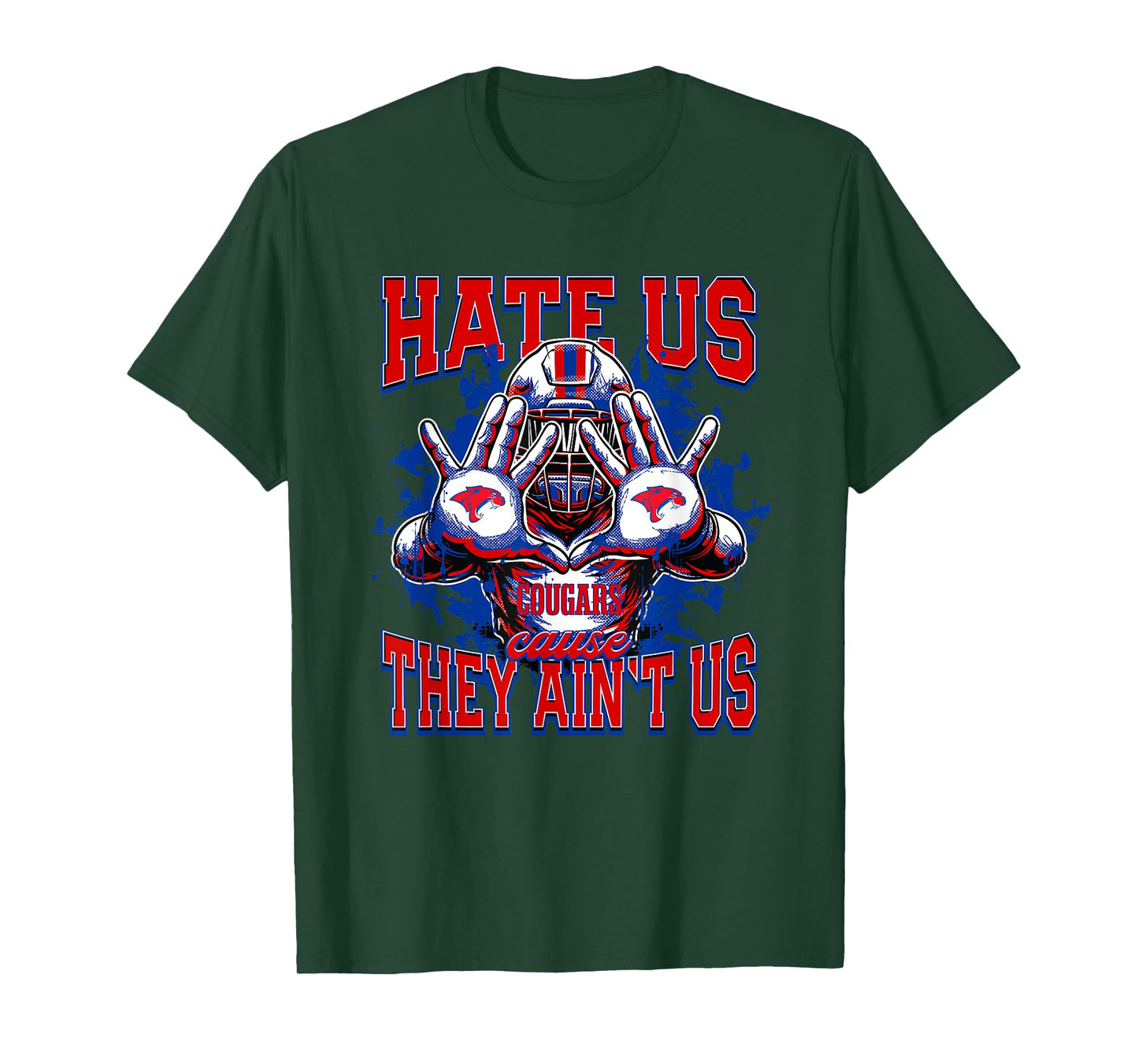 Cooper Cougars Logo Hate Us Cause They Ain't HS T-Shirt