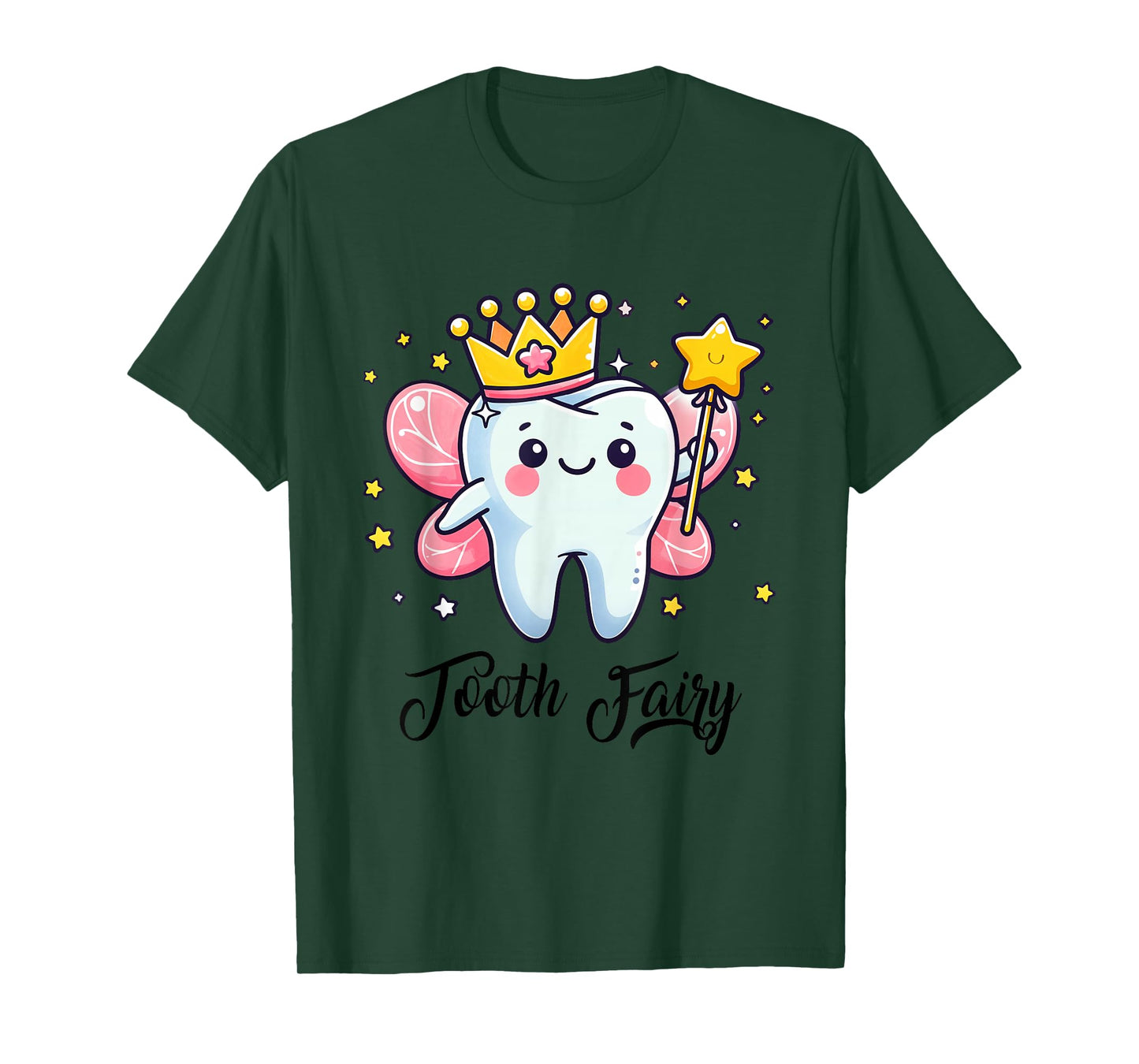 Halloween Dentist Tooth Fairy Dental Costume Women Men Kids T-Shirt