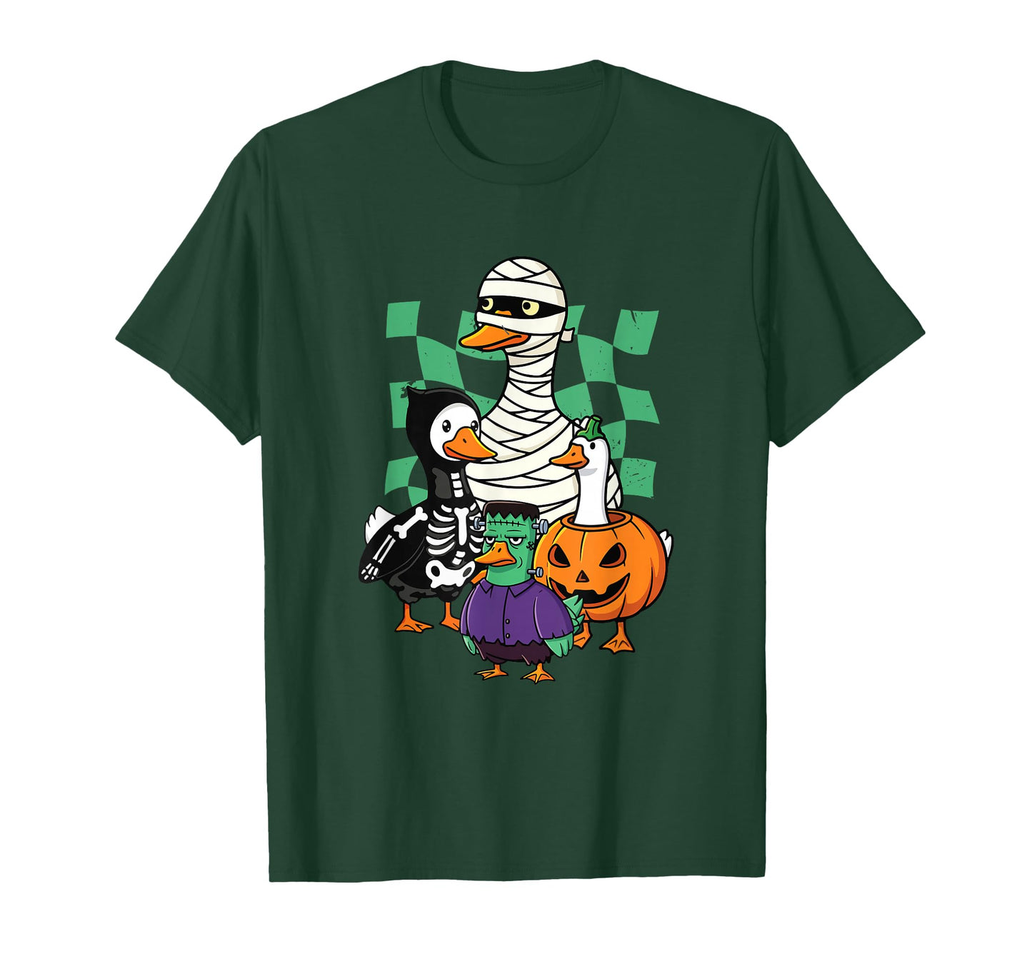 Just A Spooky Goose Halloween Silly Goose Funny Halloween T-Shirt