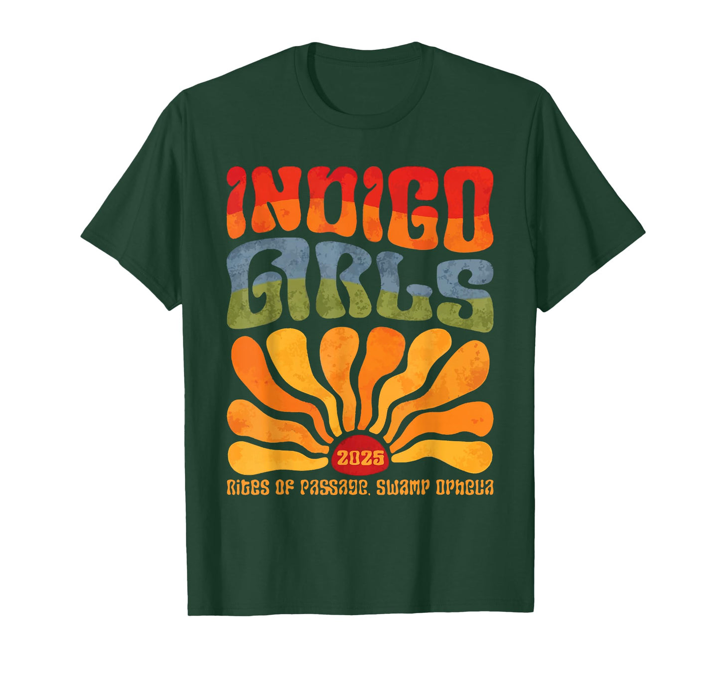 2025 Vintage Indigo Girl Retro Sunset T-Shirt