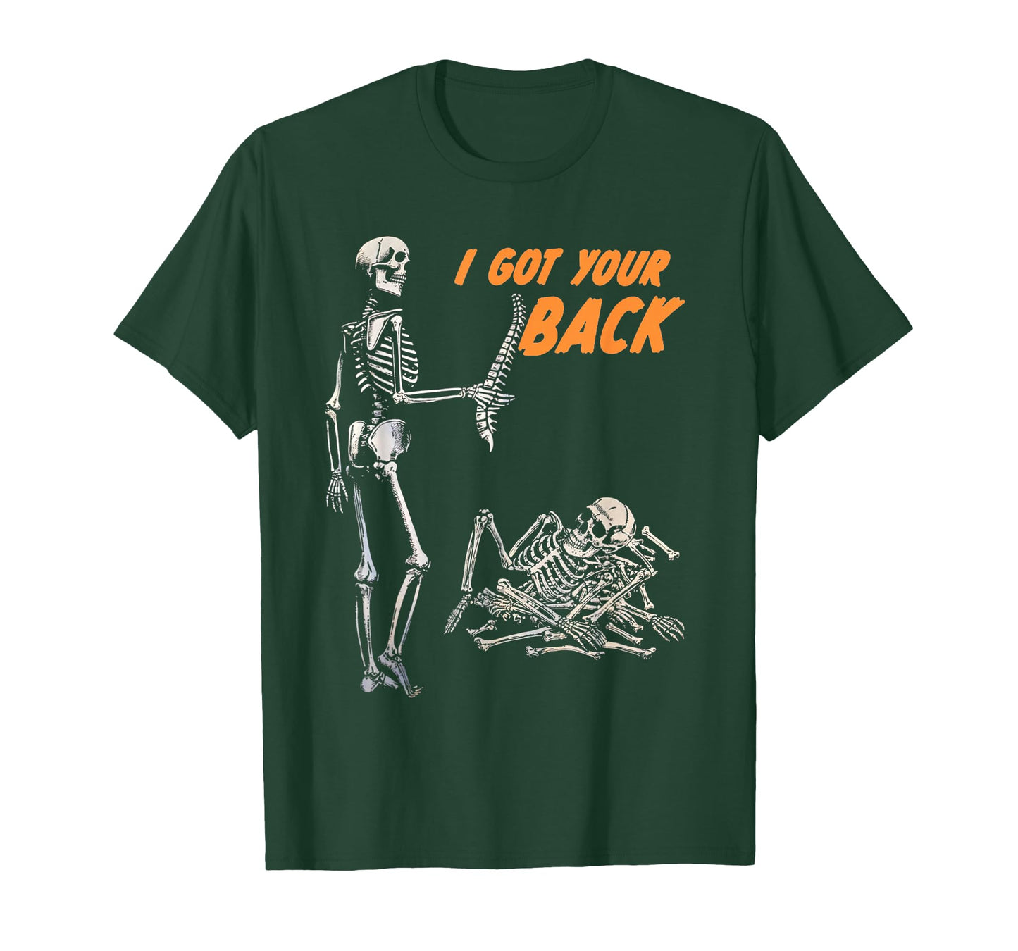 Halloween Skeletons Ive Got Your Back Costume Men Women Kids T-Shirt