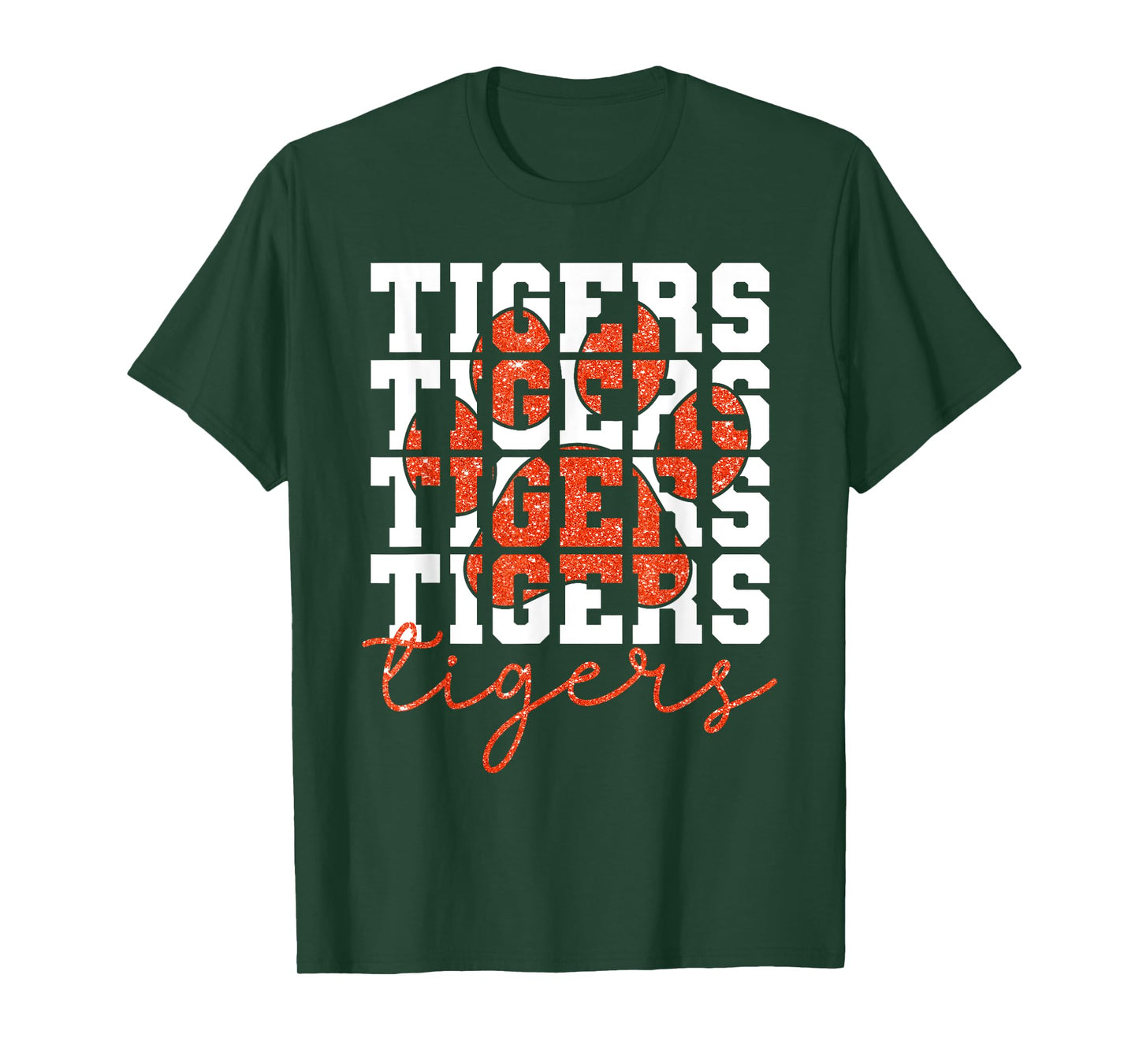 Vintage Tigers School Sports Name Spirit Back To School T-Shirt