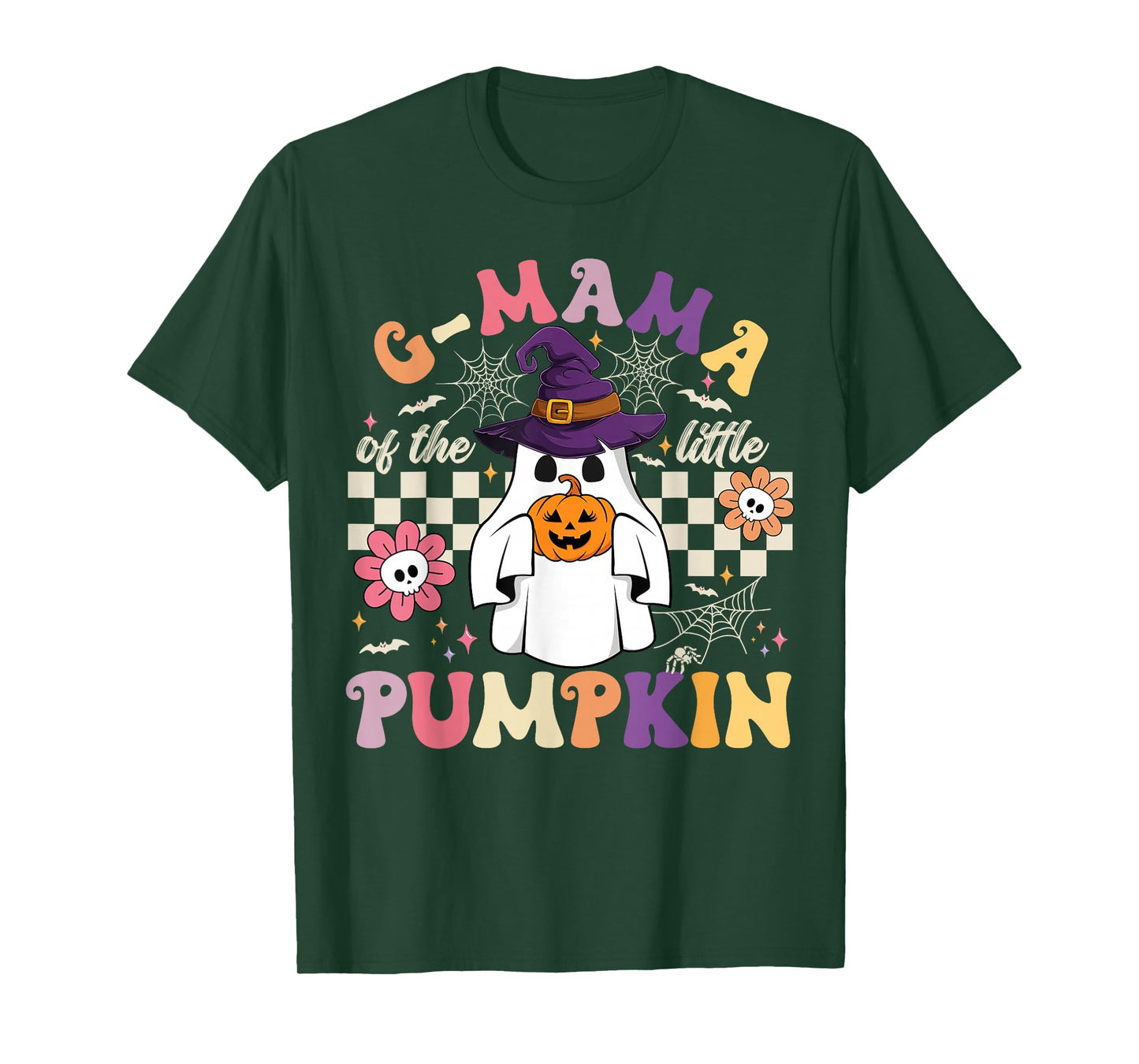 G Mama of The Little Pumpkin Halloween Spooky Ghost T-Shirt