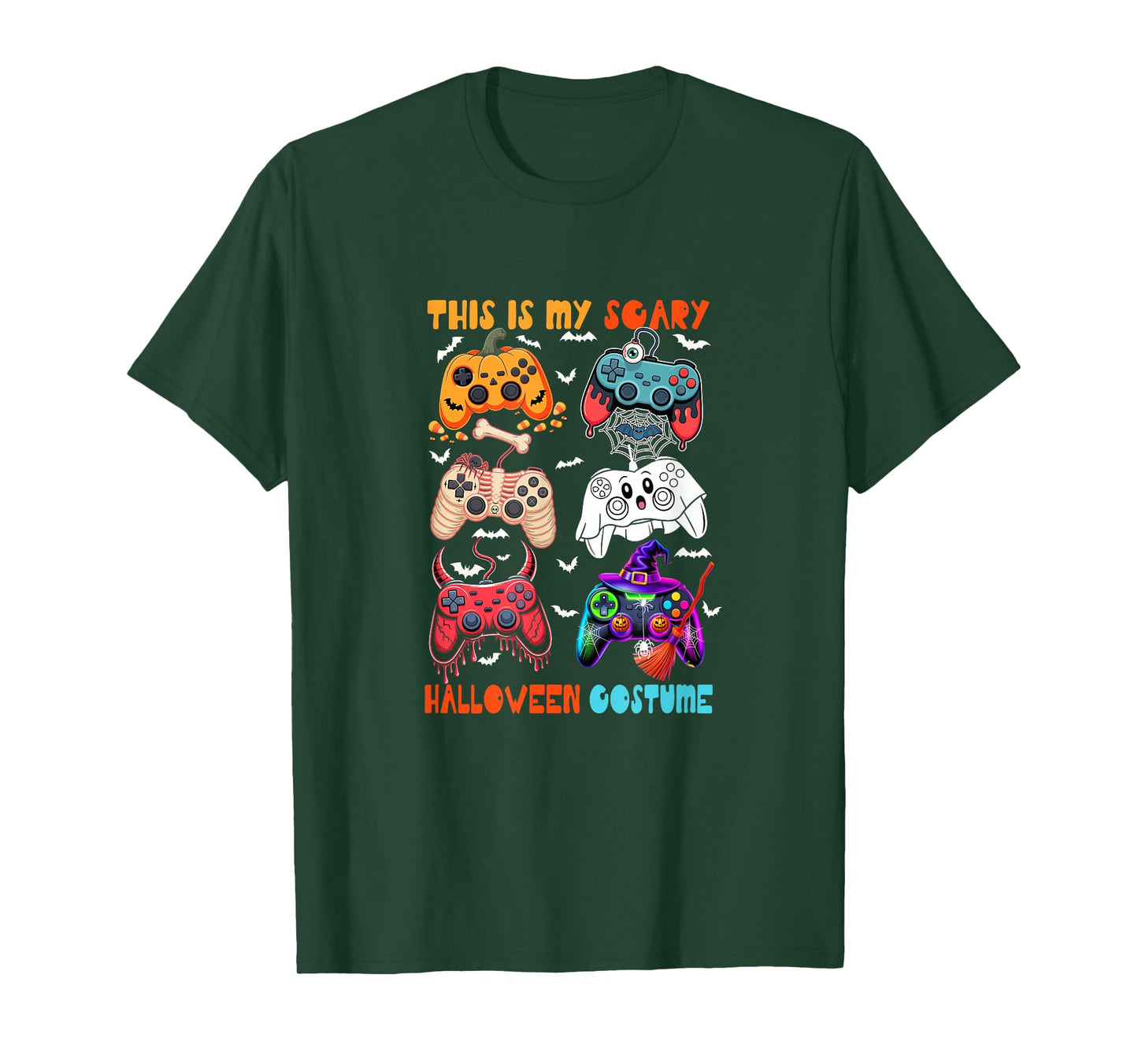 My Scary Halloween Costume Collection Game Controllers Gamer T-Shirt