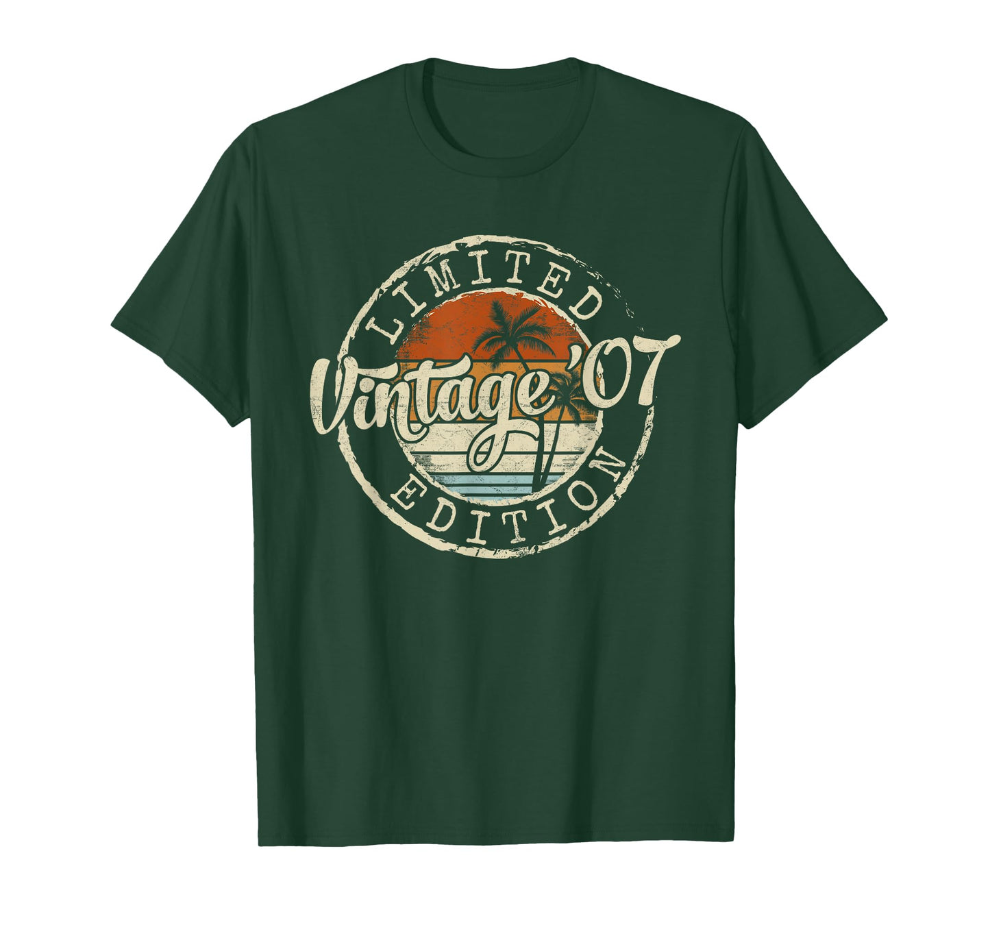 Vintage 2007 18th Birthday Gifts For Boys Girls 18 Year Old T-Shirt