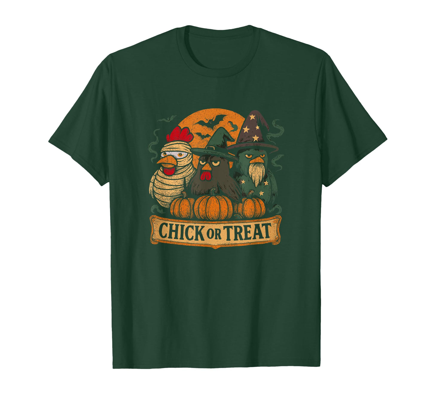 Funny Chicken Halloween Design T-Shirt