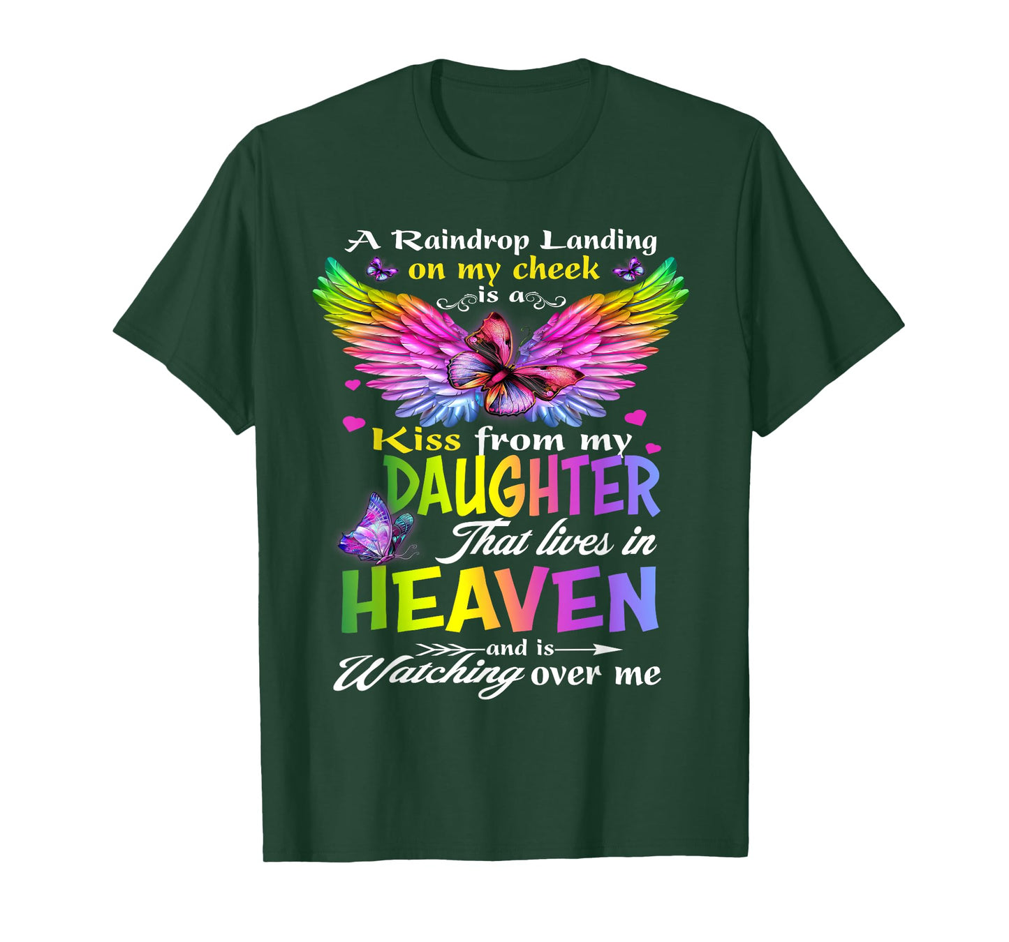 My Angel My Daughter, Repass Rememberance My Daughter Heaven T-Shirt