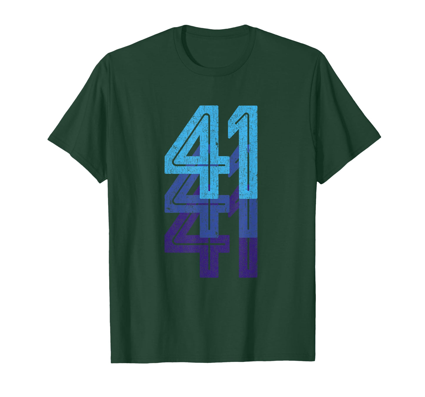 41 T Shirt 41st Birthday Gift Sports Team Year Age T-shirt T-Shirt