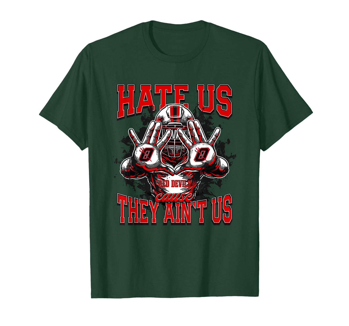 Owensboro Red Devils Logo Hate Us Cause They Ain't HS T-Shirt