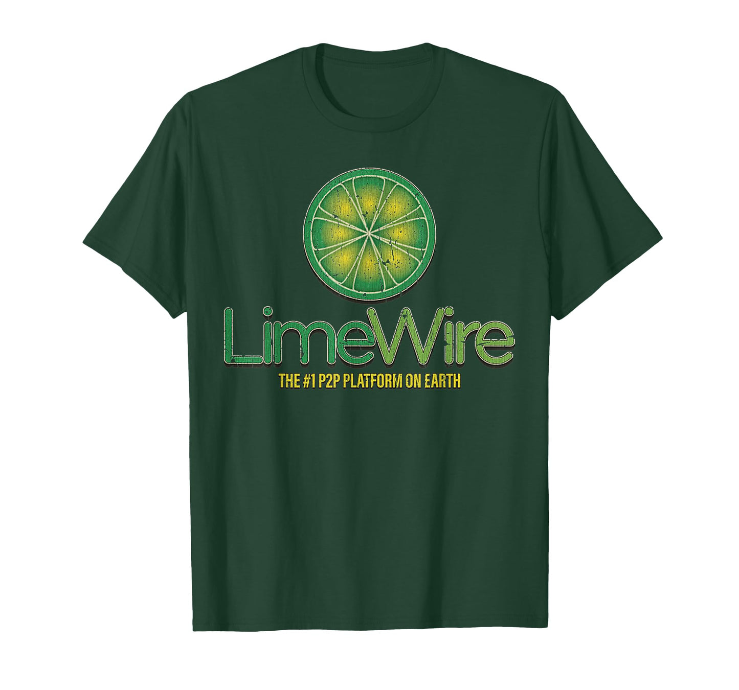Vintage Funny Lime Wire Retro P2P Computer System Lover T-Shirt