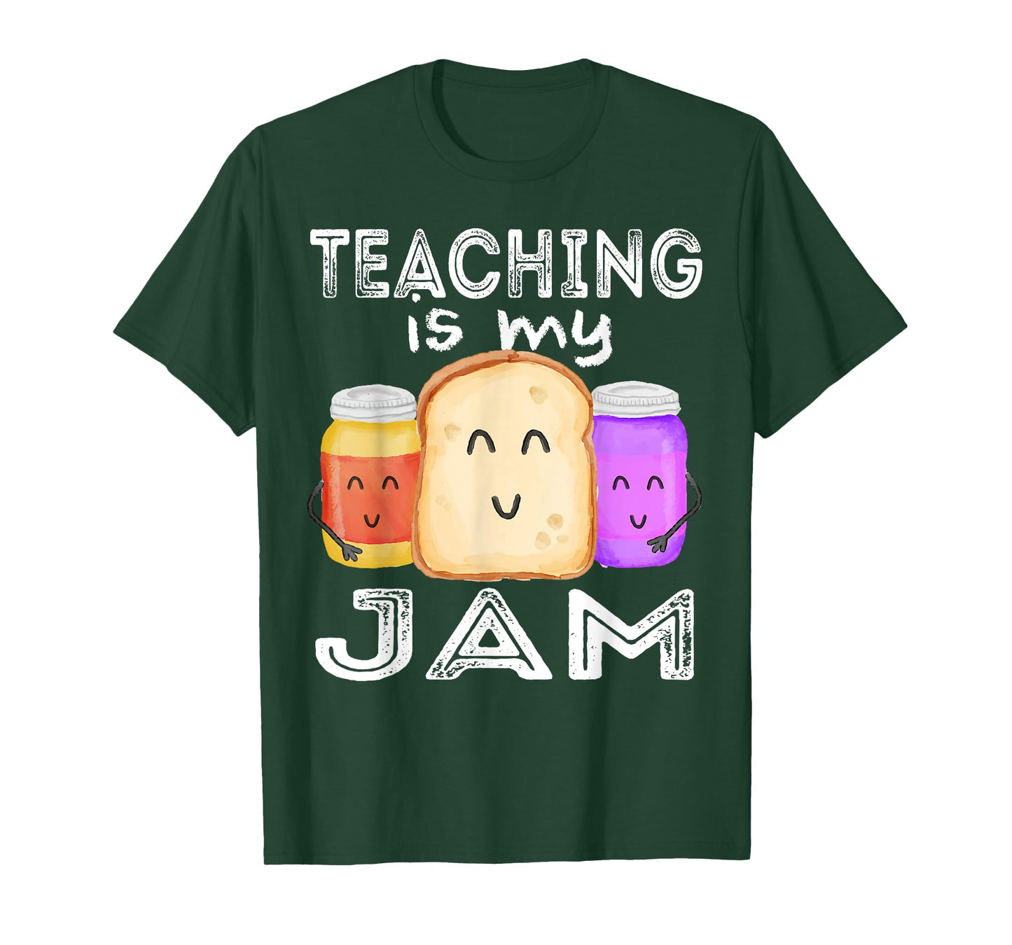 TEACHING IS MY JAM, I Love Teaching Shirt for Teachers Gift T-Shirt for Men Women Girls Kids