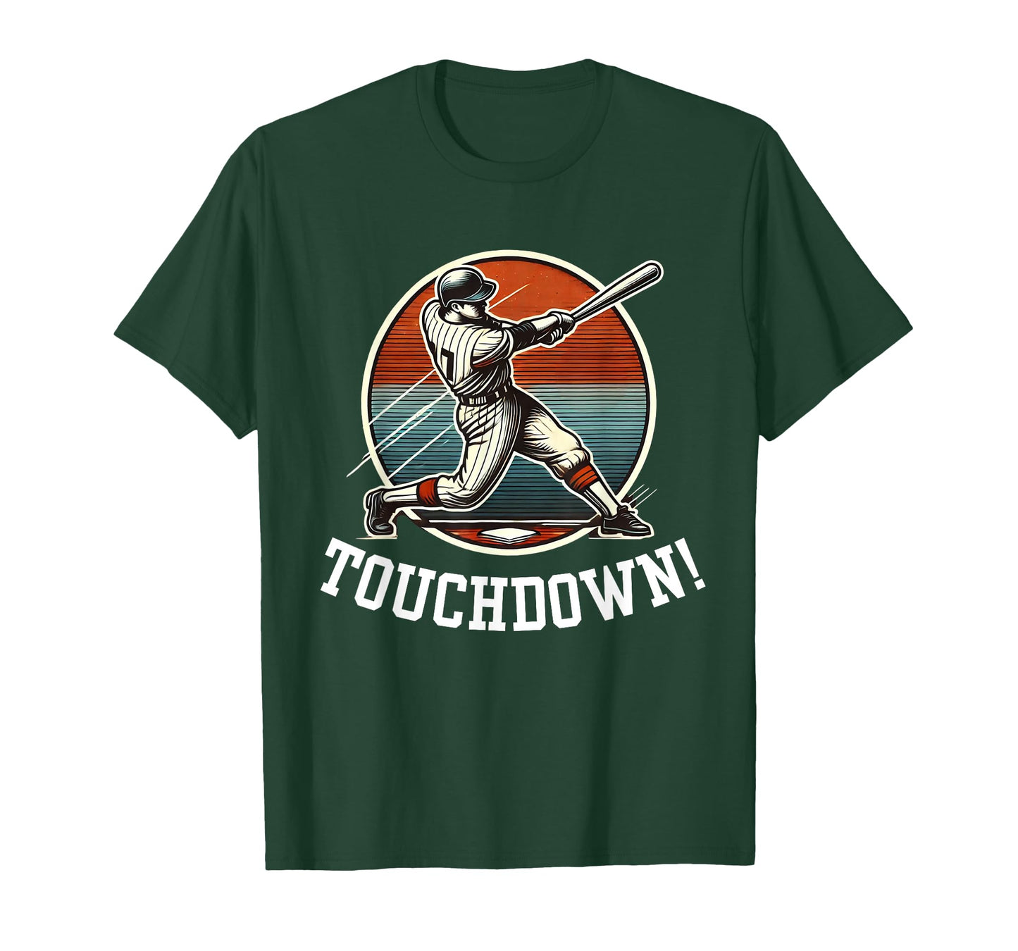 Touchdown Homerun Sports Mash Up Football Baseball Funny T-Shirt