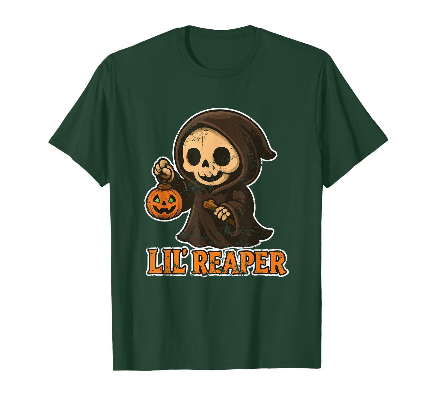 Lil Reaper Pumpkin Lantern T-Shirt