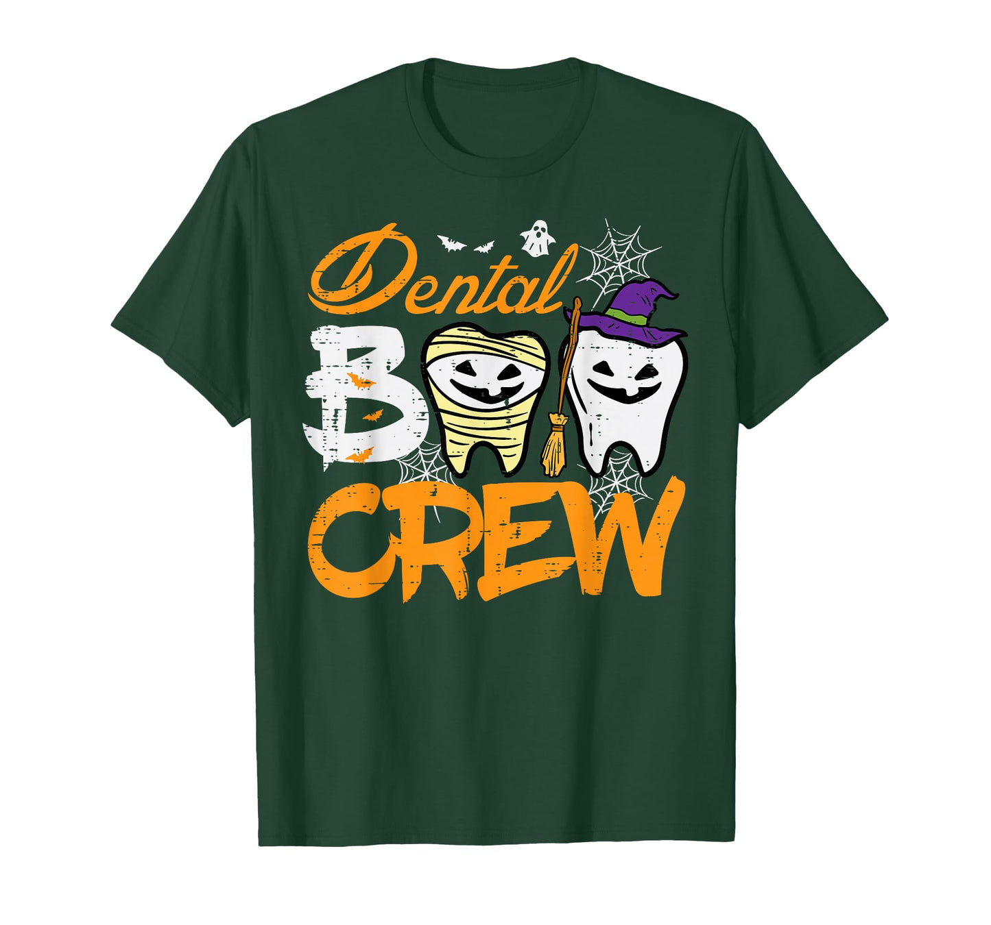 Halloween Dental Boo Crew Dentist Costume Teeth Women Men T-Shirt