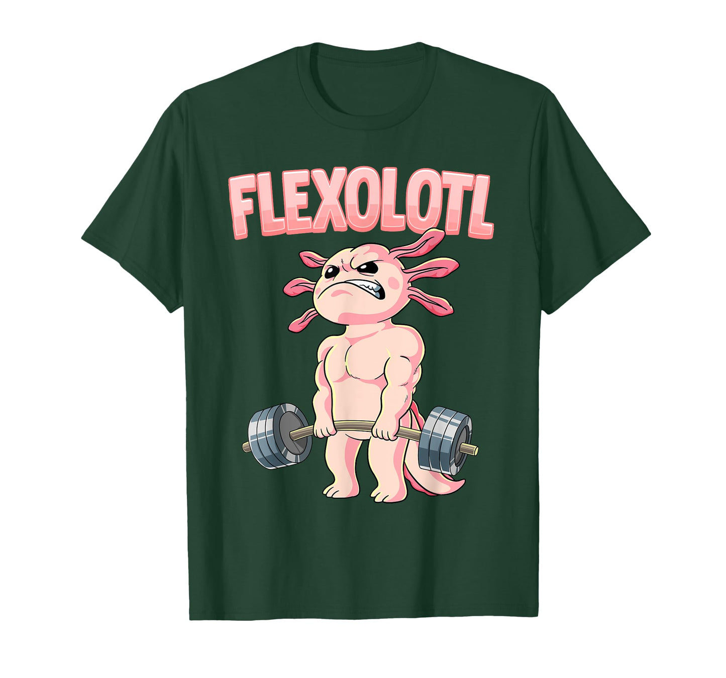 Flexolotl Axolotl Gym Bodybuilding T-Shirt