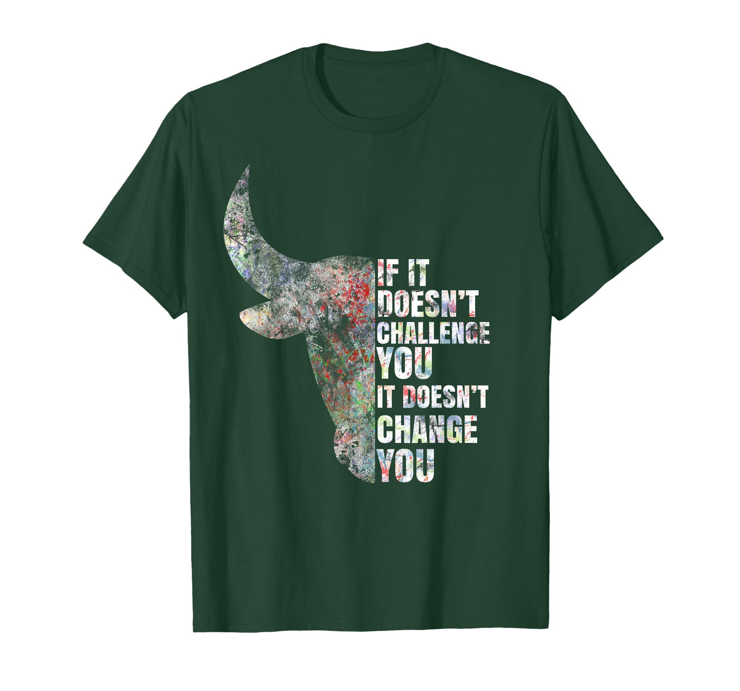 Motivation Workout And Gym Quotes Bull Mindset Training T-Shirt
