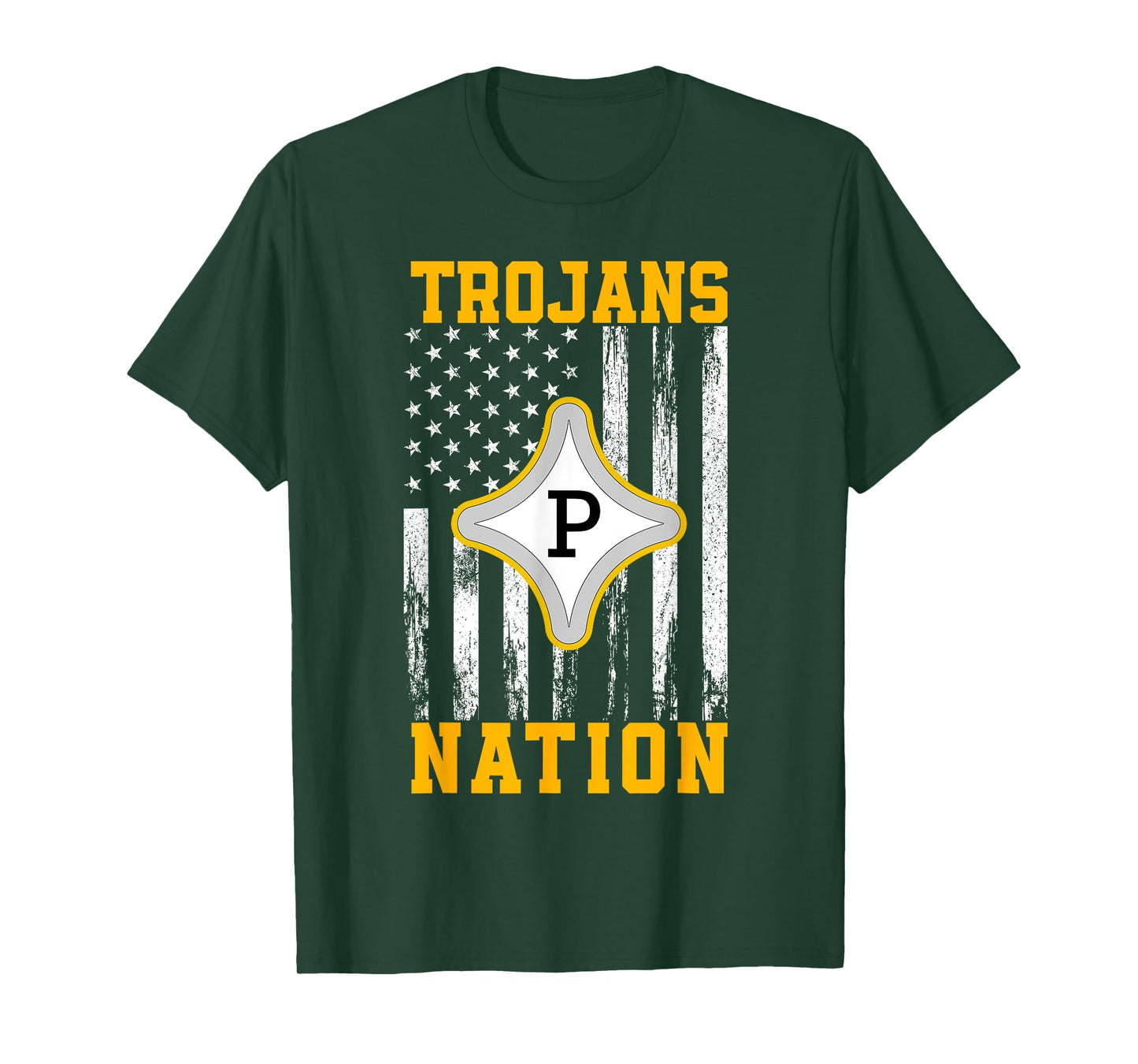 Peach County Trojans Logo Nation HS T-Shirt