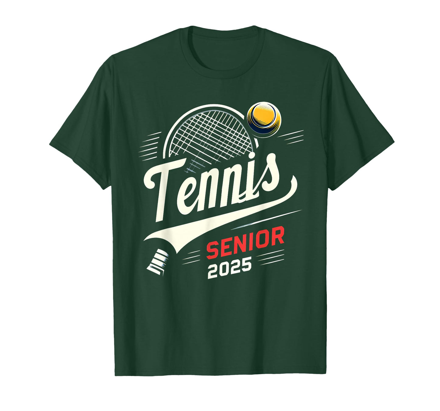 Tennis Senior 2025 Graduation Class of 2025 Graduate Pride T-Shirt