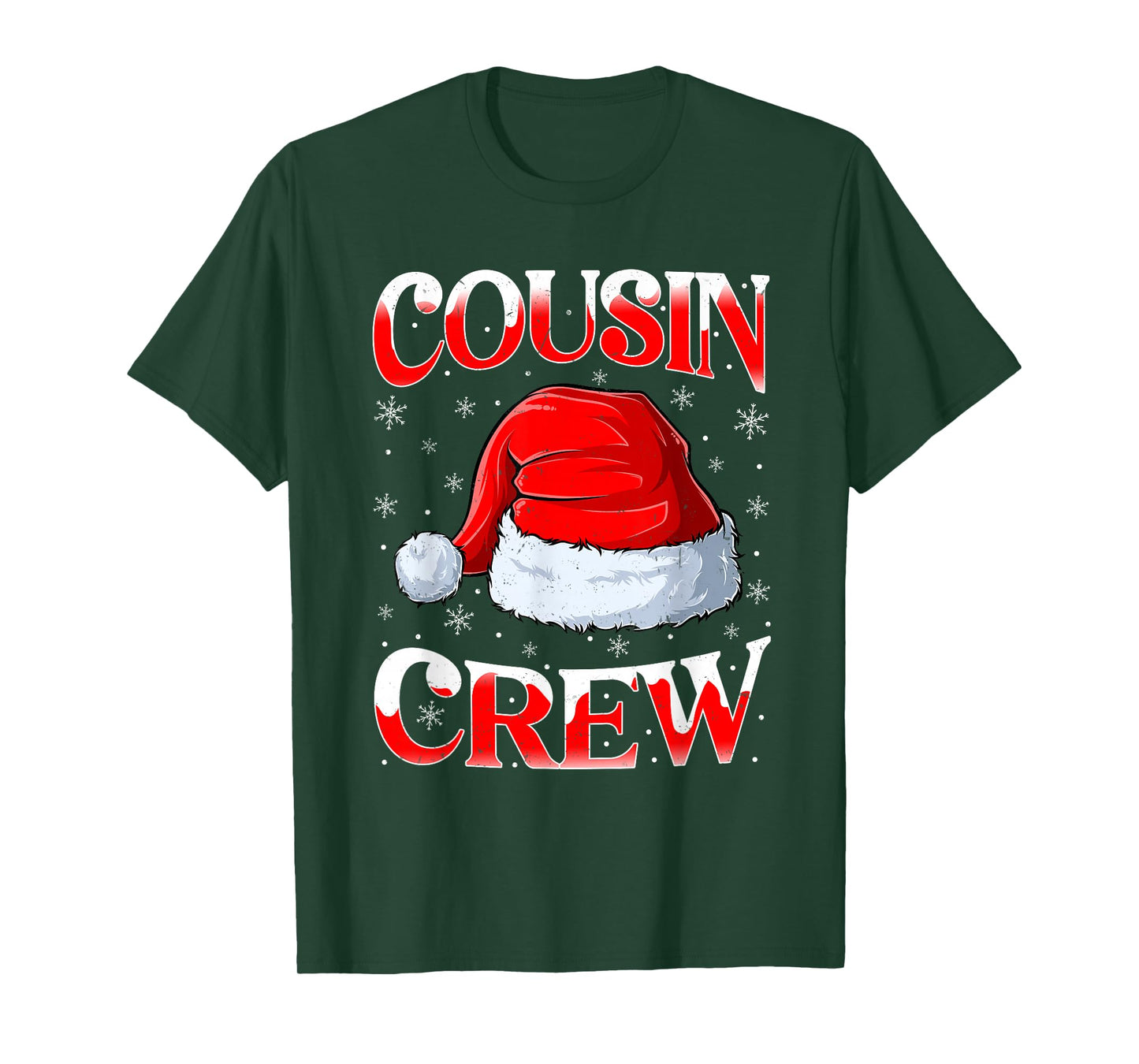 Cousin Crew Family Group Matching Christmas Xmas Pajamas PJ T-Shirt