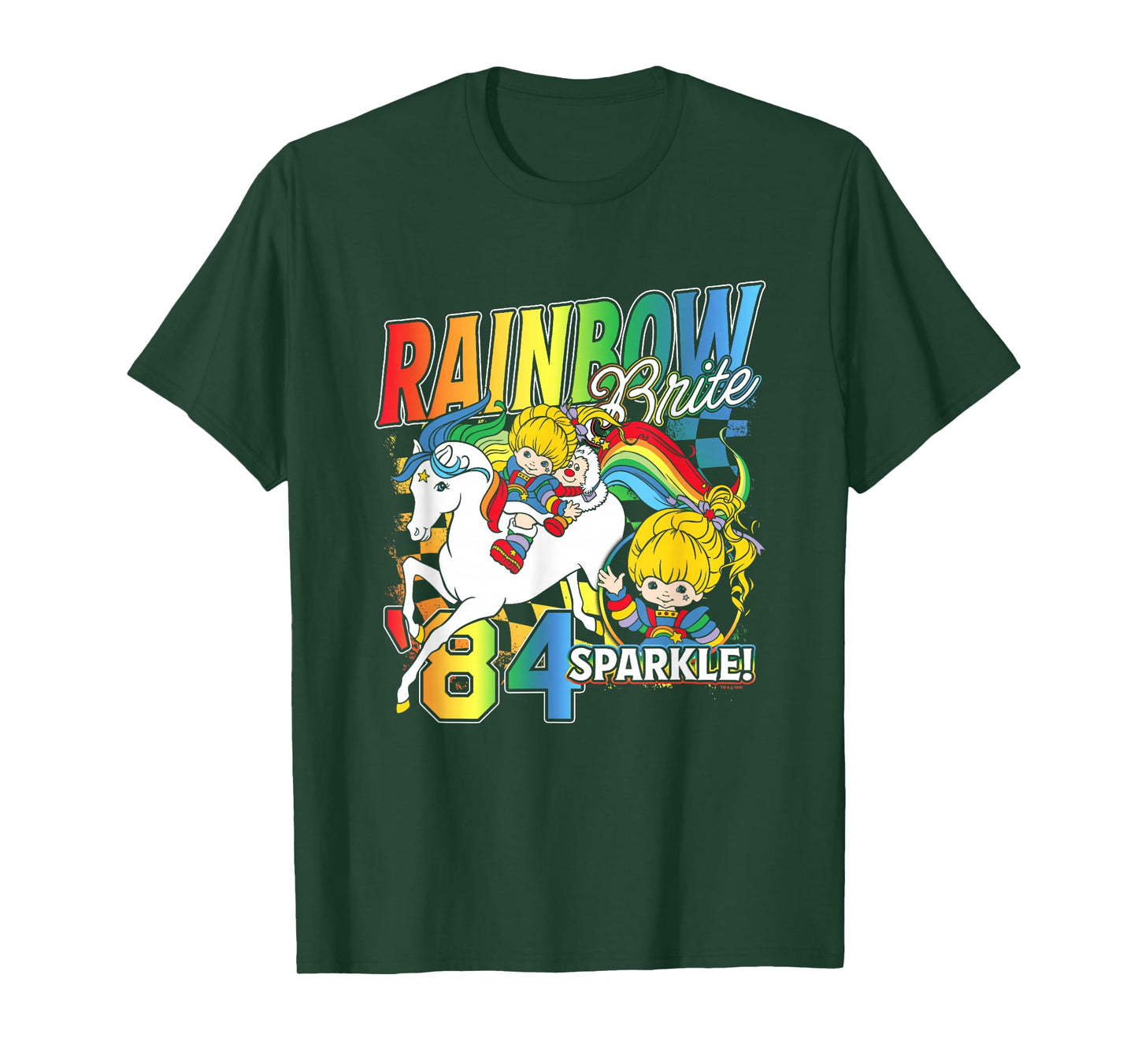 Rainbow Brite 84 Sparkle! Vintage Poster T-Shirt