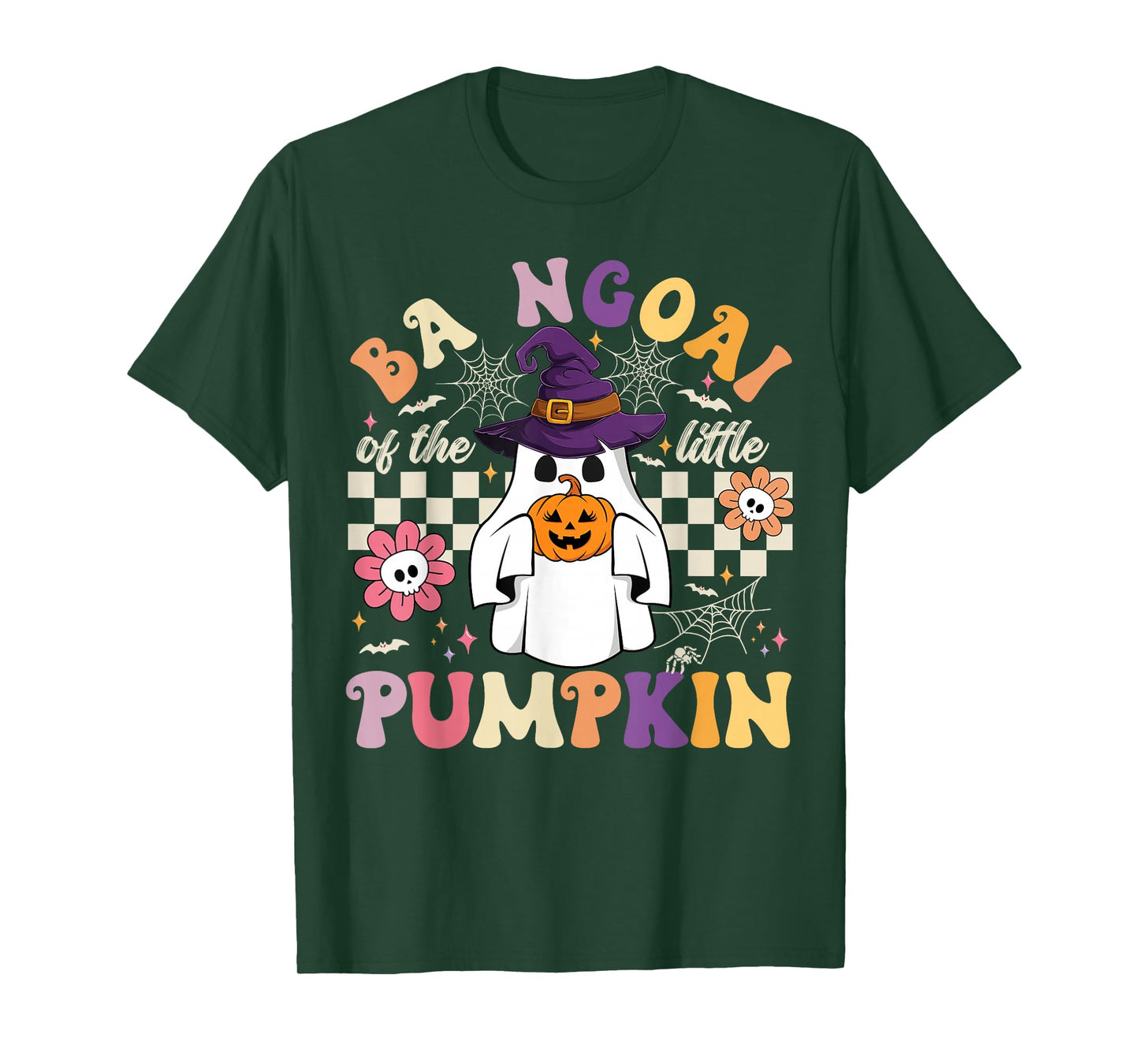 Ba Ngoai of The Little Pumpkin Halloween Spooky Ghost T-Shirt