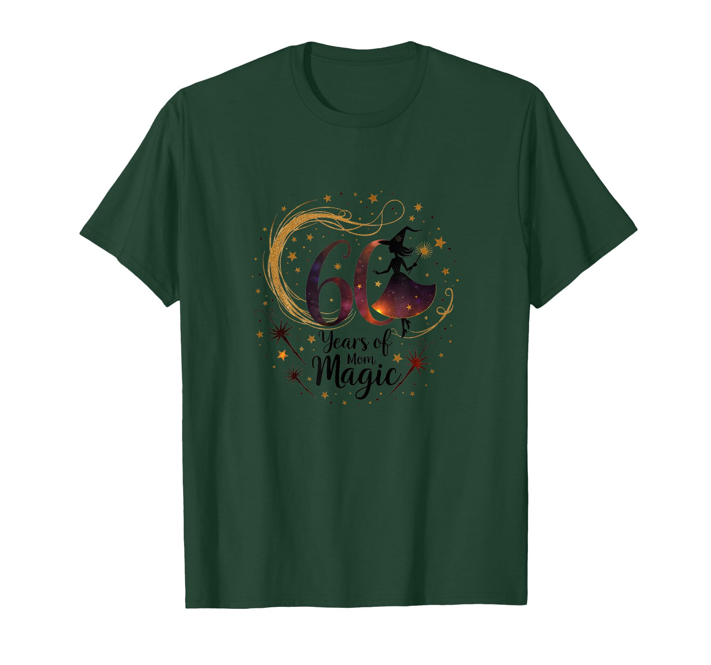 60 Years of Mom Magic Birthday Gift - Enchanting Celebration T-Shirt