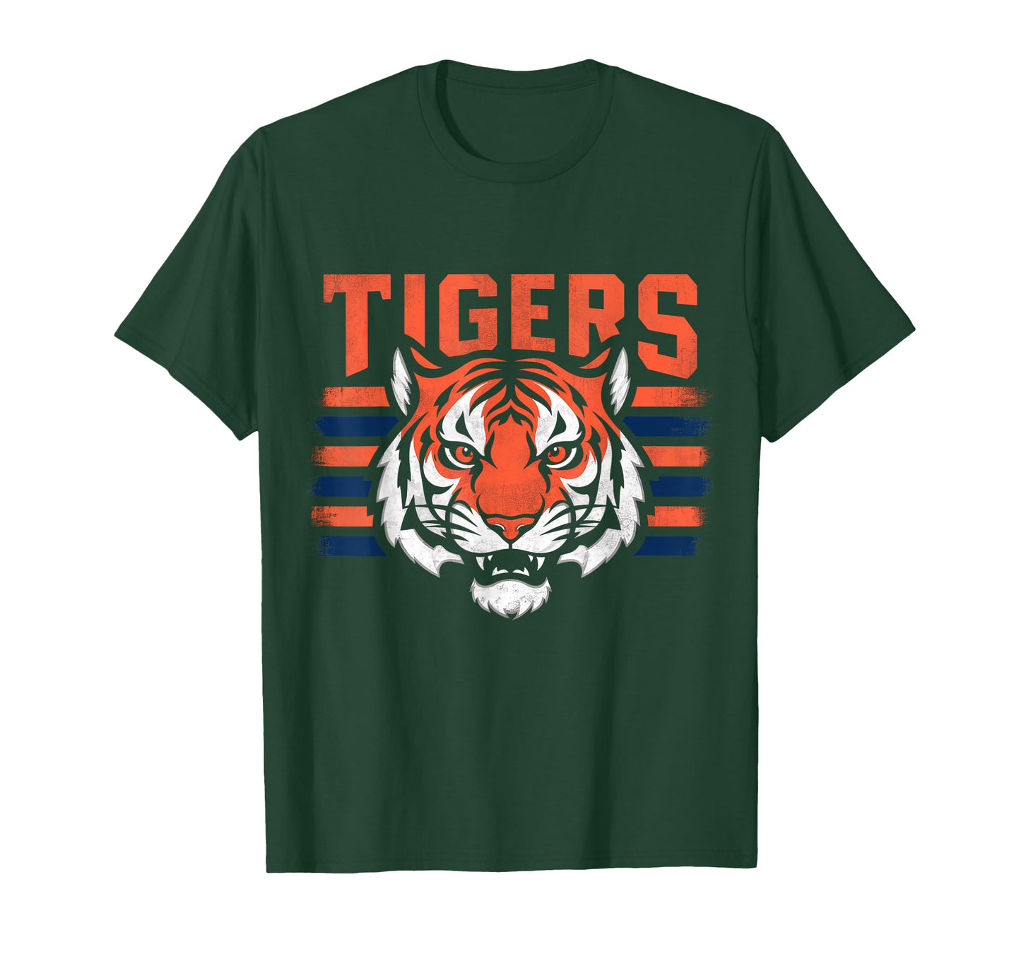 Vintage Tigers Throwback Retro T-Shirt