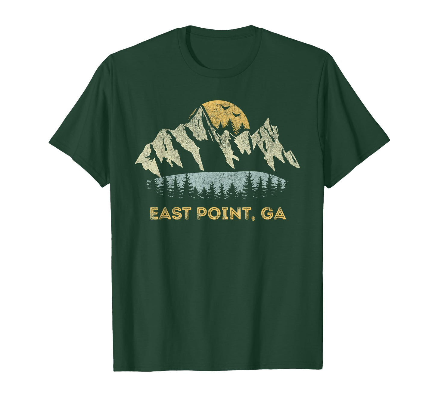 East Point Georgia Mountain Sunset Sunrise GA T-Shirt