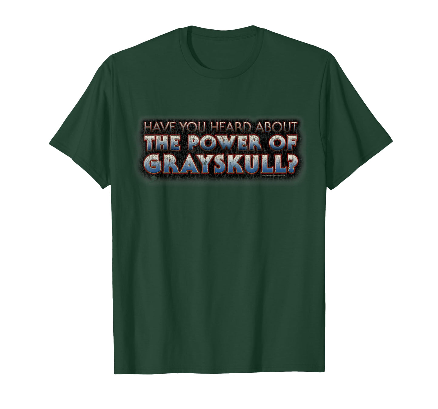 Vintage Have You Heard About THE POWER OF GRAYSKULL 1980s T-Shirt