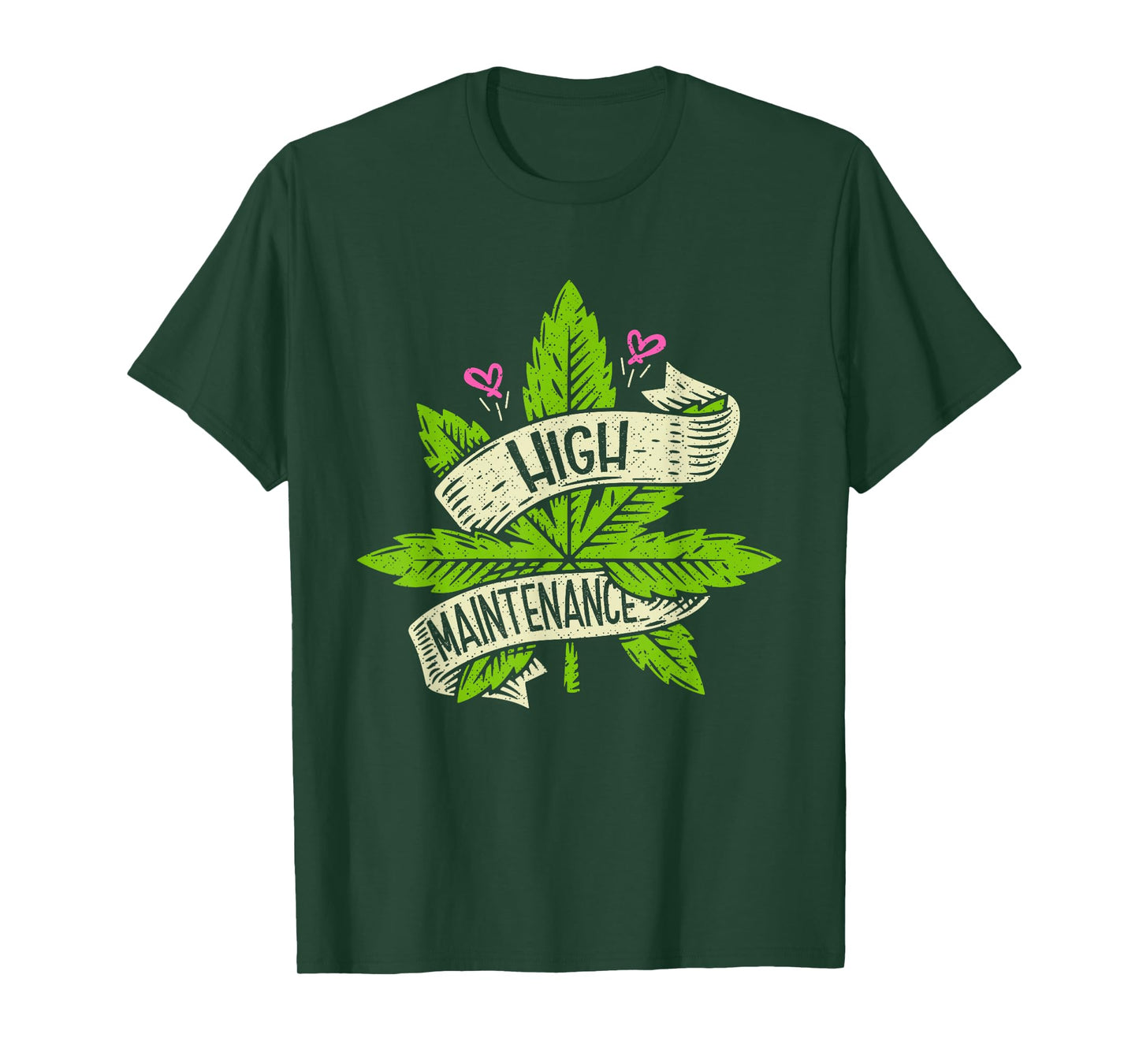 High Funny Weed Maintenance Cannabis 420 Day Marijuana T-Shirt