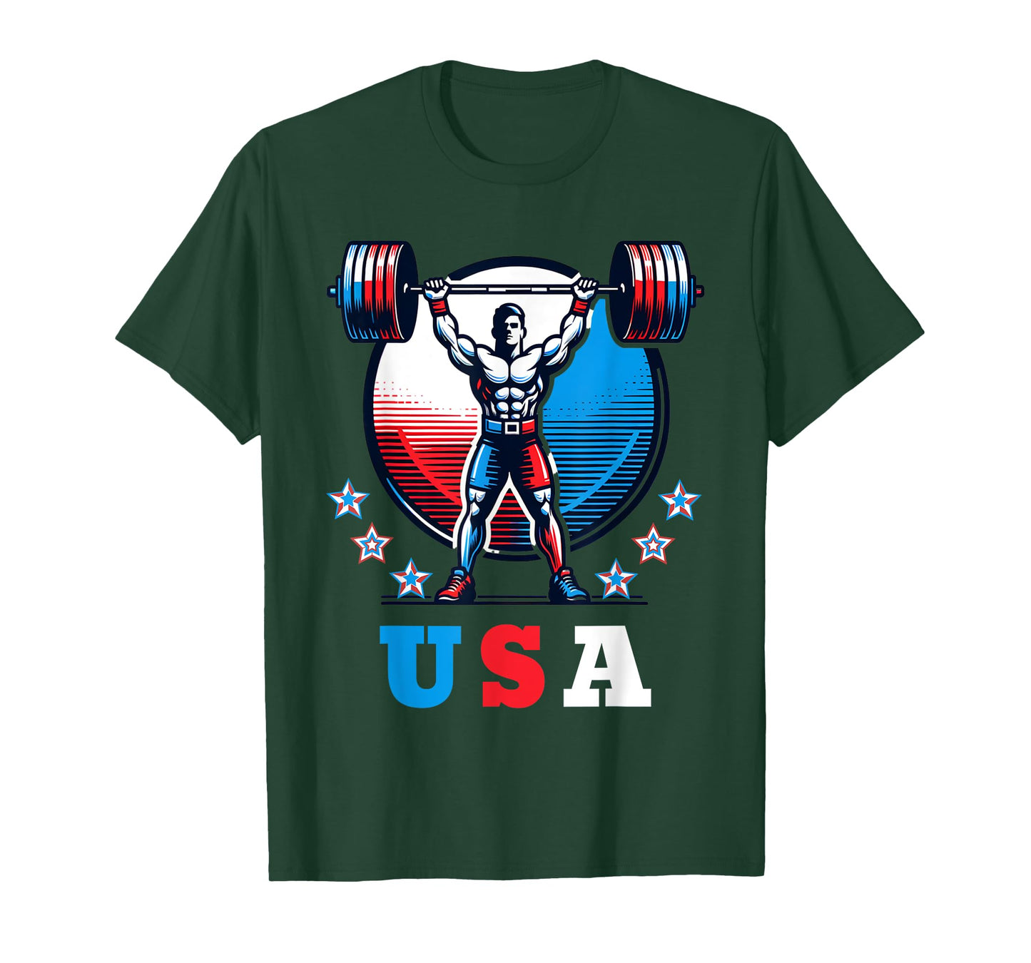 Weightlifting USA American Weight Lifting team T-Shirt