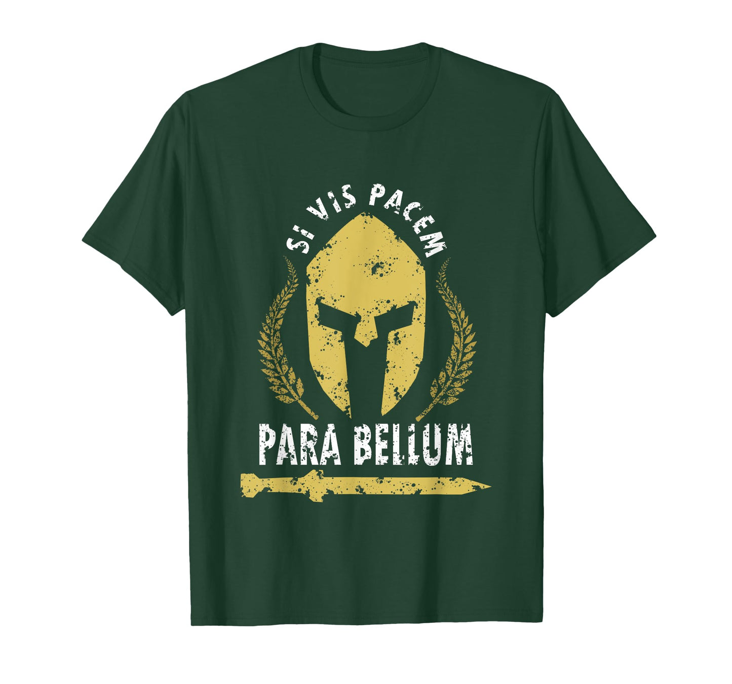 Si Vis Pacem Para Bellum Vintage Greece History Fighter Gym T-Shirt