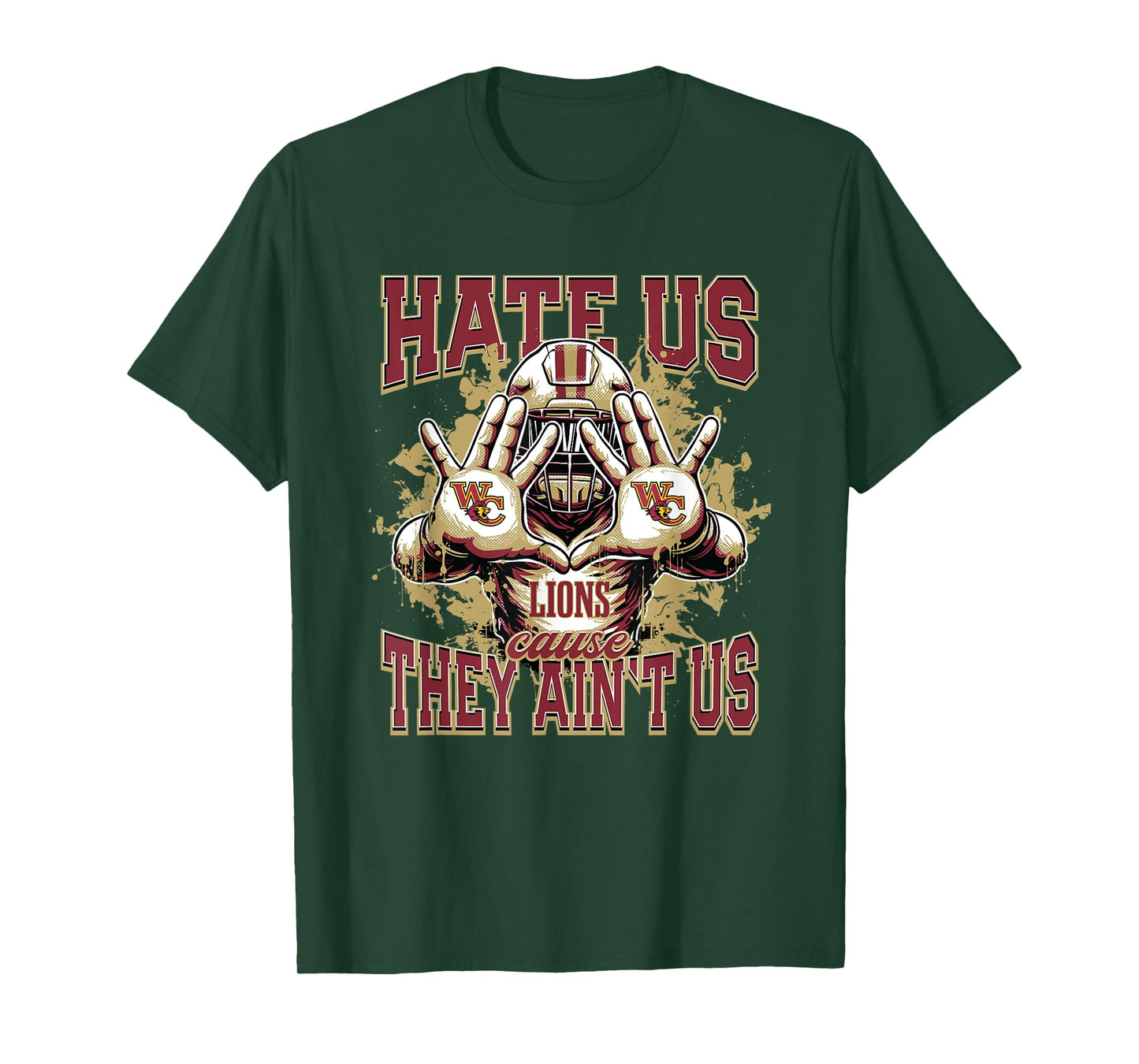 West Charlotte Lions Logo Hate Us Cause They Ain't HS T-Shirt