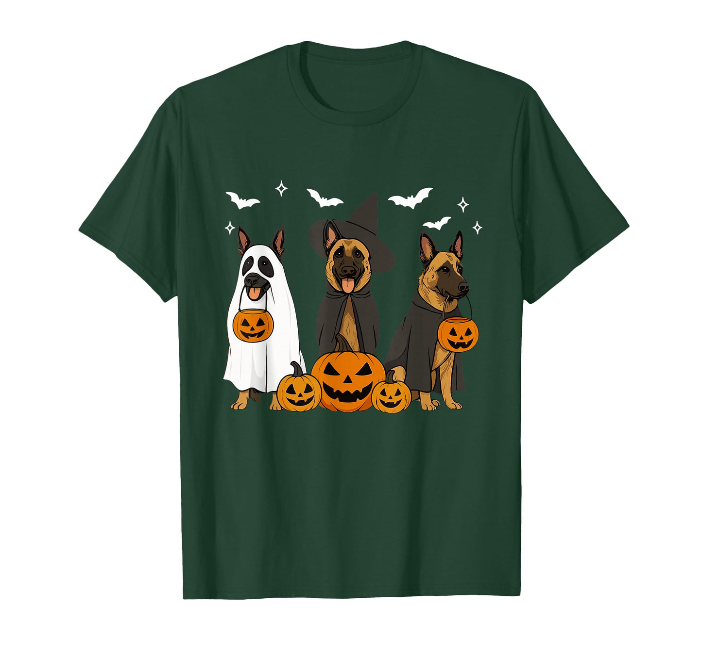 Belgian Malinois Halloween Belgian Shepherd Witch Dog Mom T-Shirt