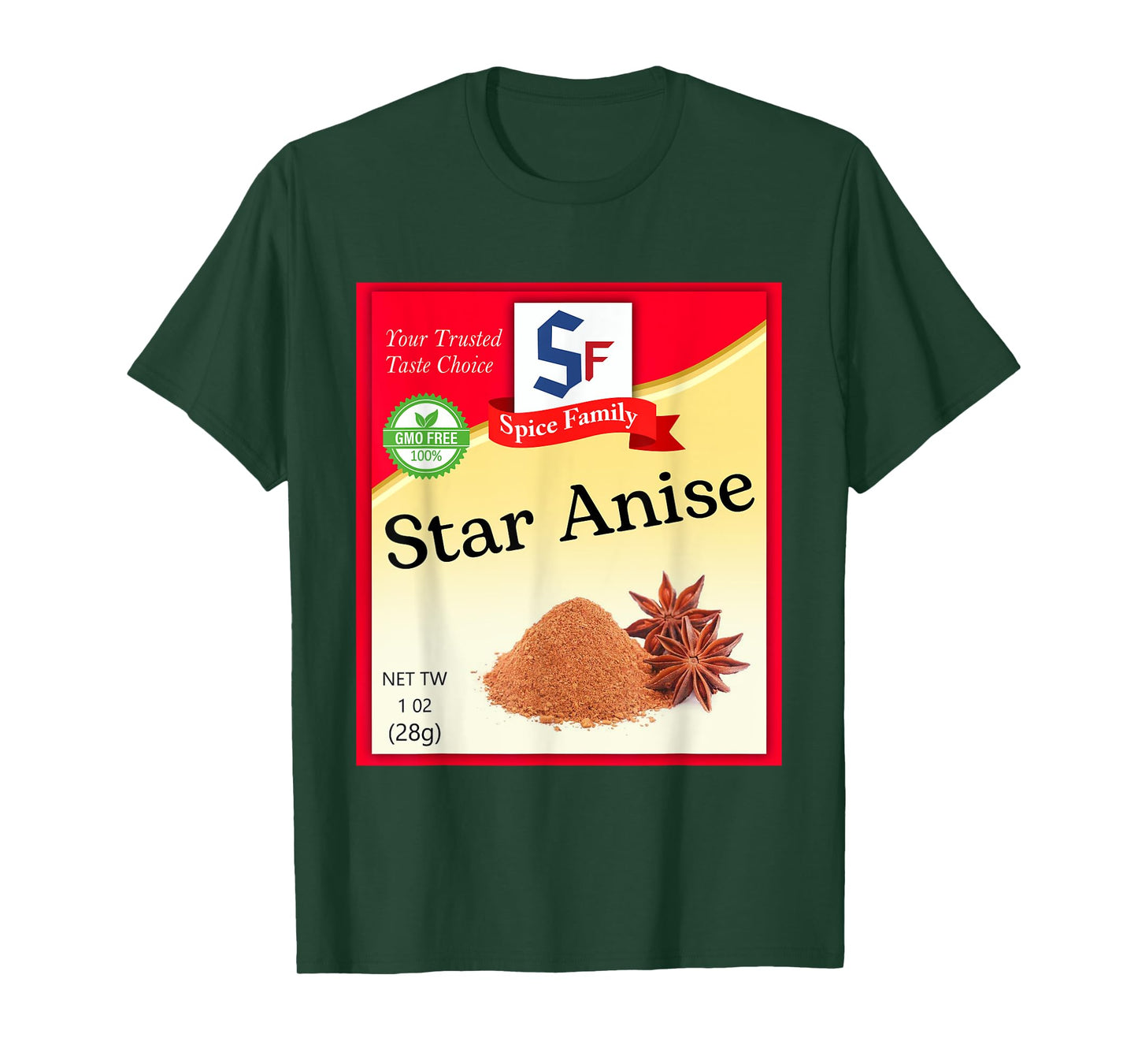 Star Anise Condiment Costume Holiday Spice Costumes T-Shirt