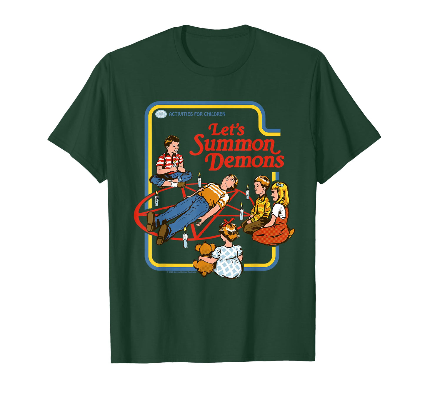 Lets Summon Demons Occult Retro Vintage Funny Adult Humor T-Shirt
